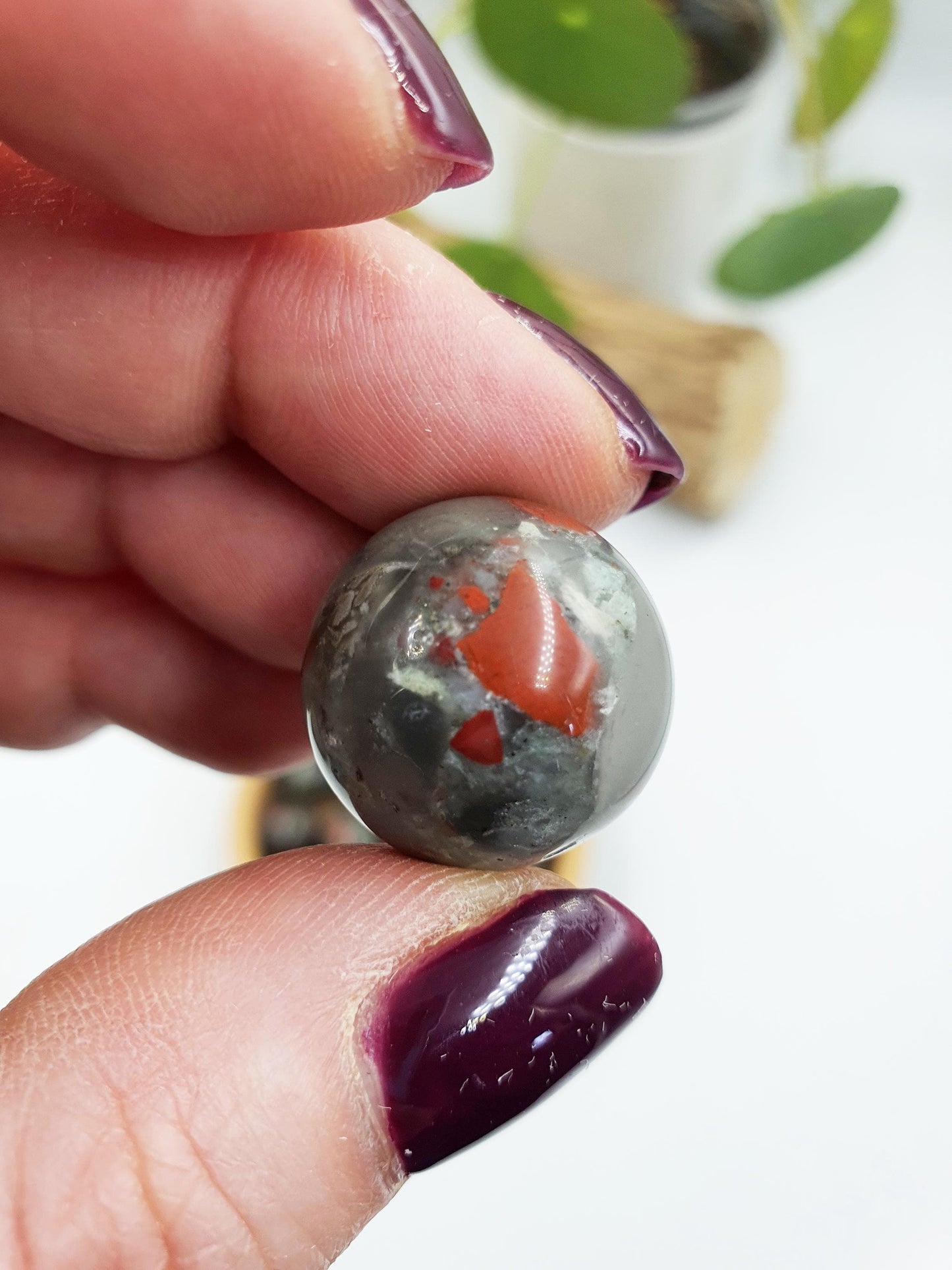 African Bloodstone Mini Sphere