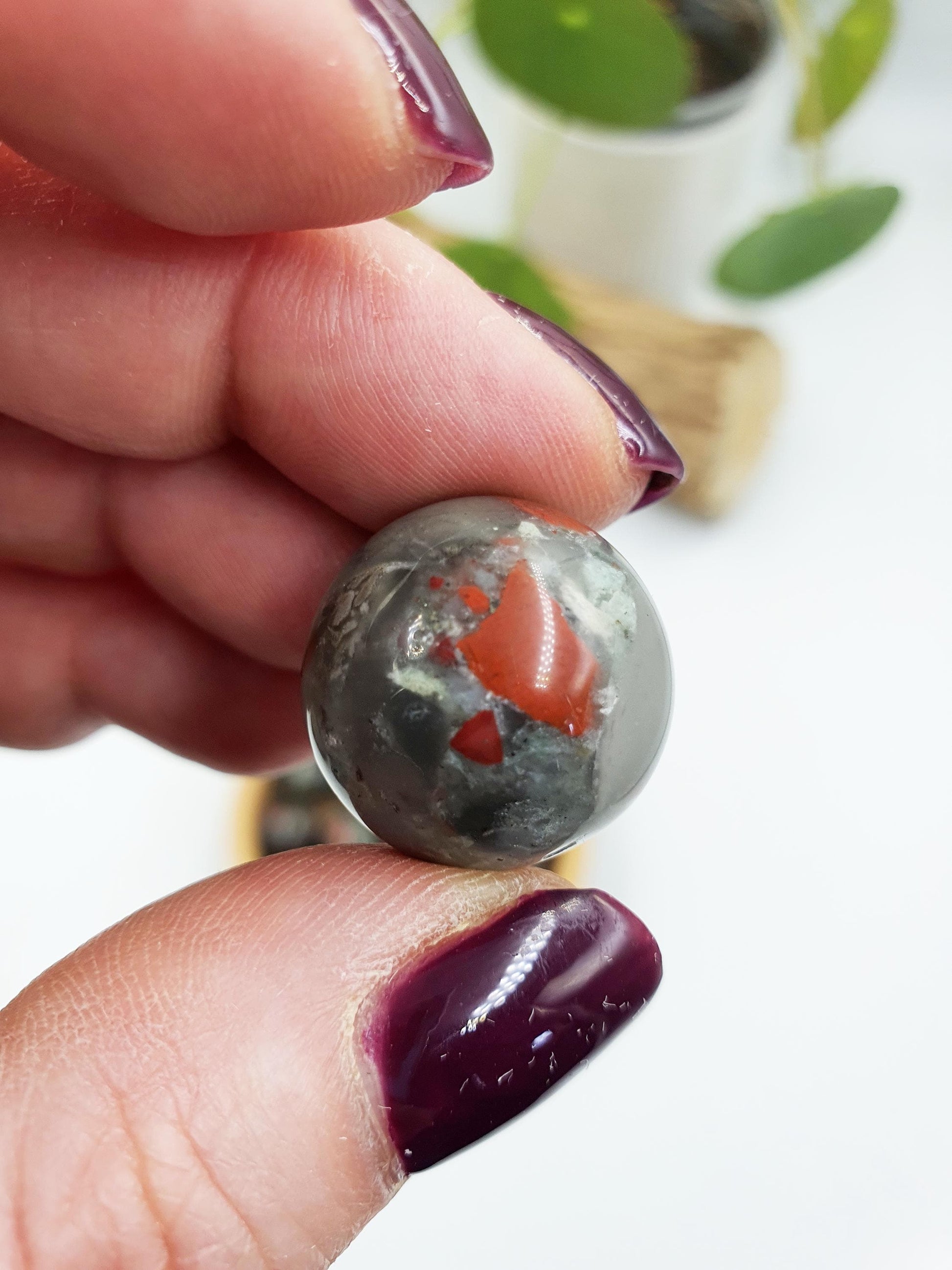 African Bloodstone Mini Sphere
