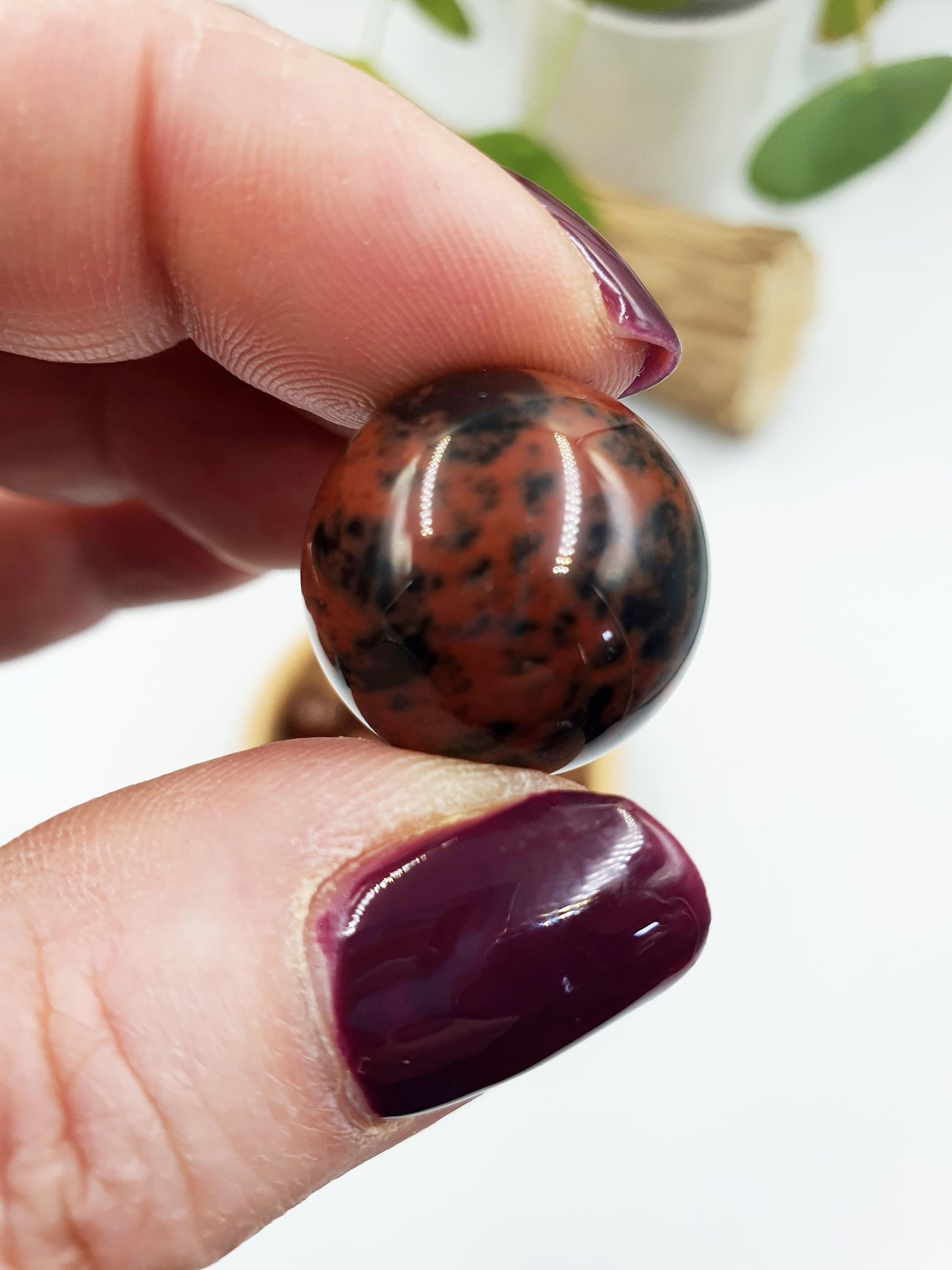 Mahogany Obsidian Mini Sphere
