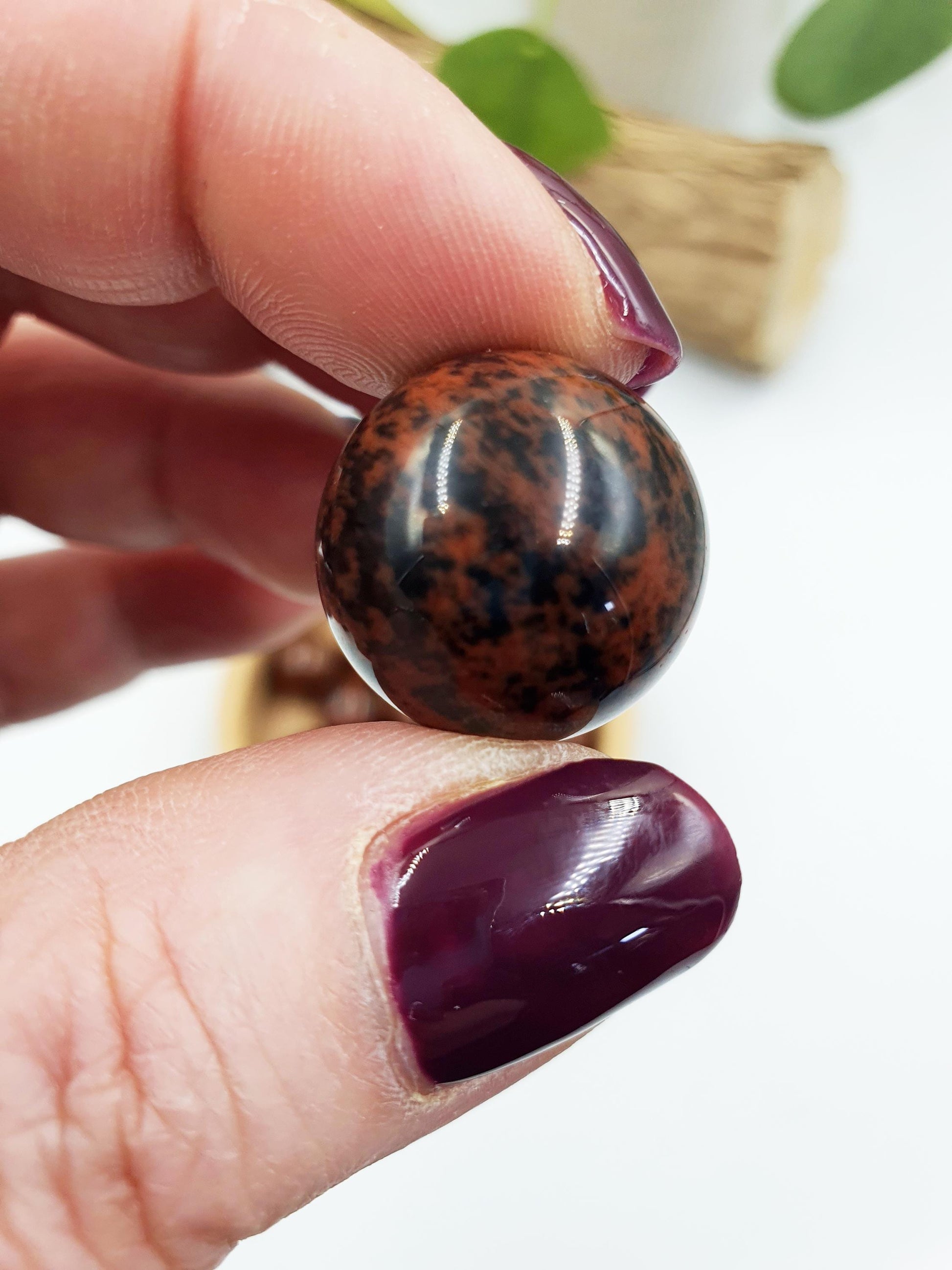 Mahogany Obsidian Mini Sphere