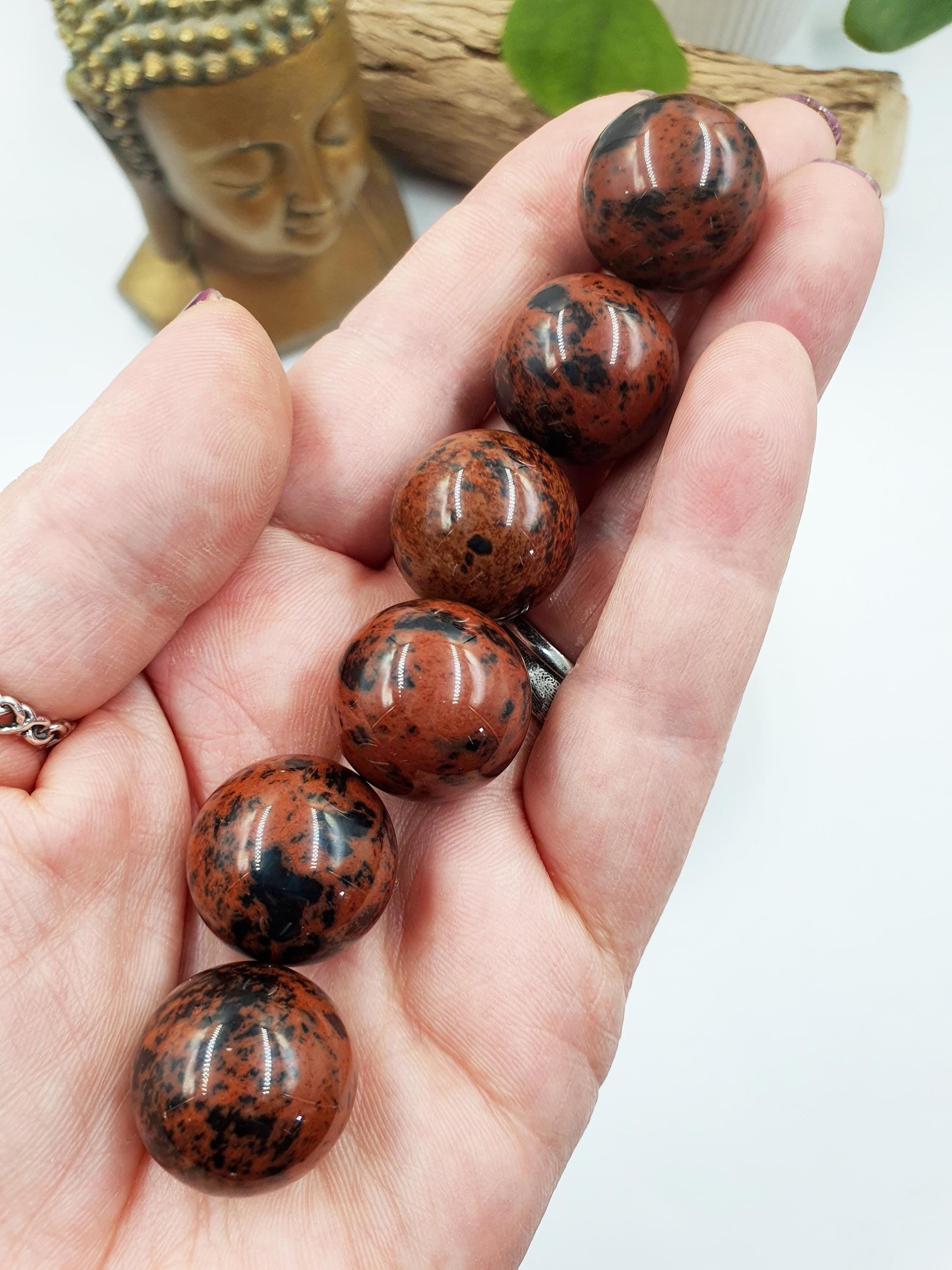 Mahogany Obsidian Mini Sphere