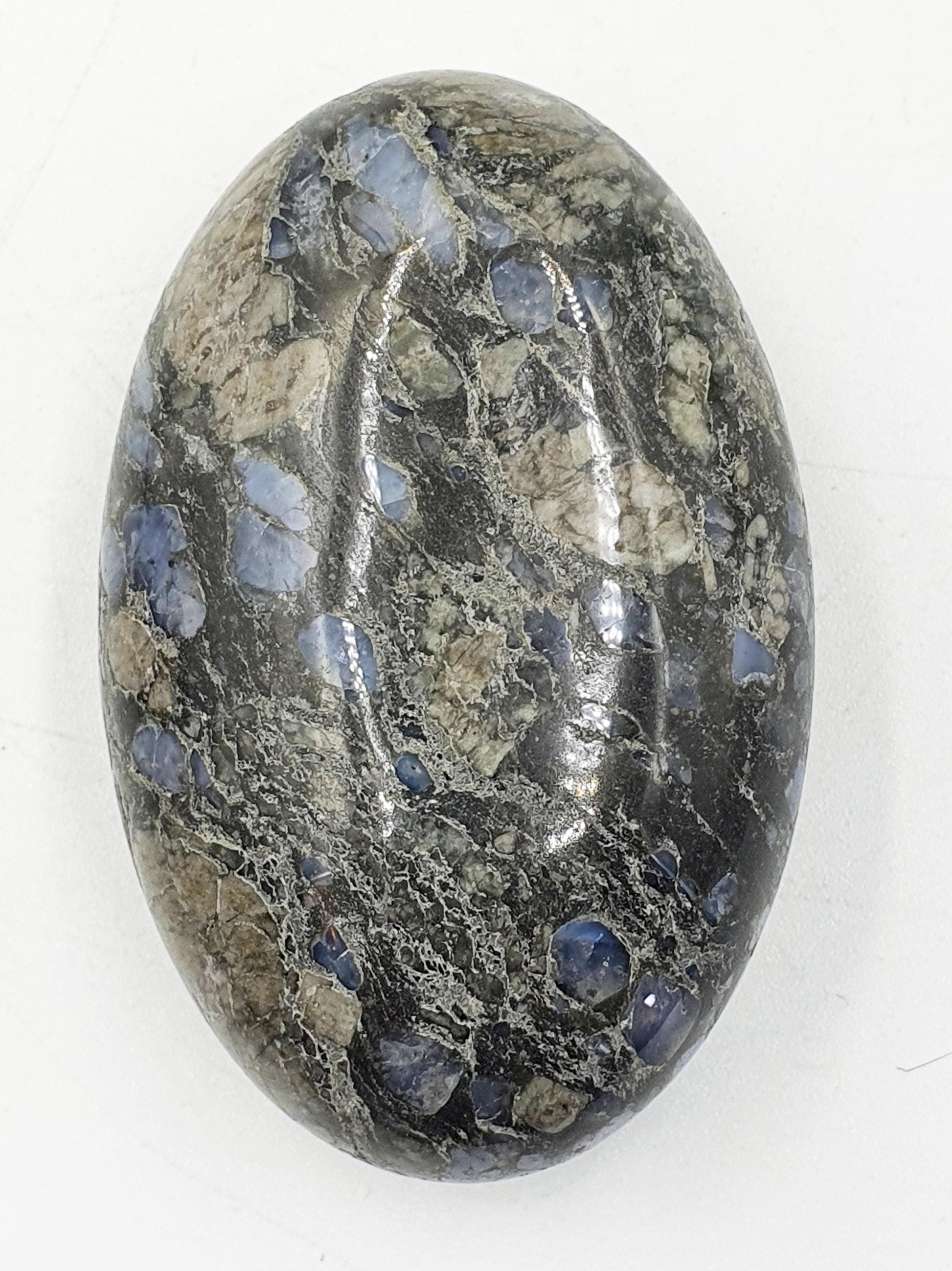 Que Sera (Llanite) Palm / Que Sera Palm Stone / Llanite Pocket Stone / Meditation Palm / Reiki Crystal Palm - 75g