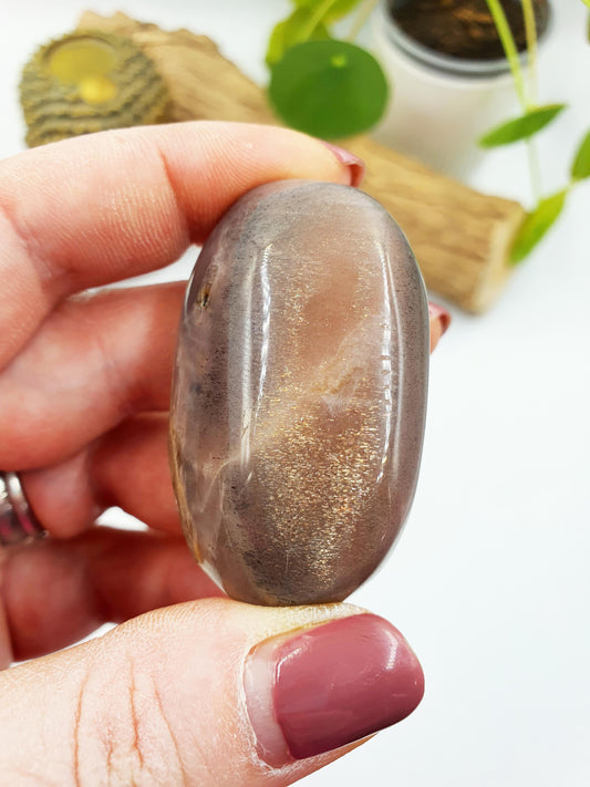 Flashy Moonstone and Sunstone Palm