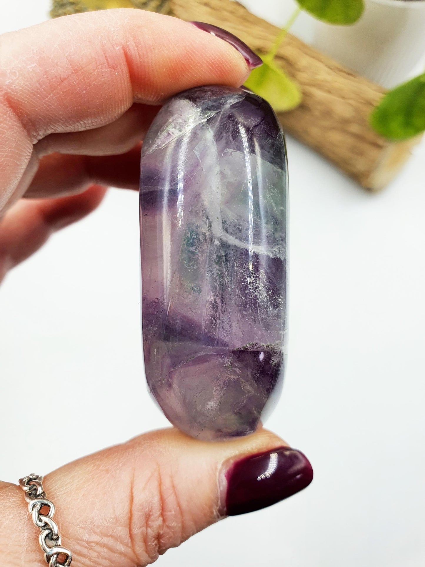 Large Flashy Fluorite Palm