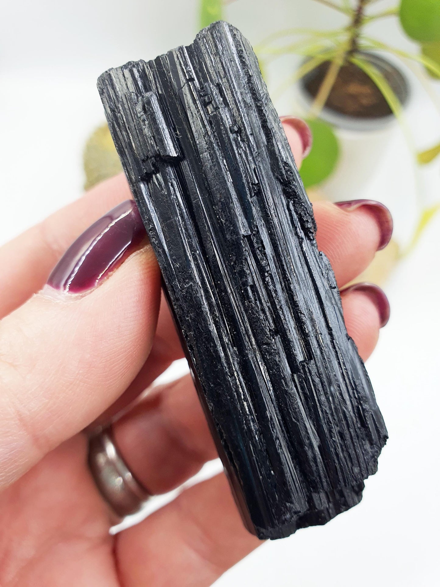 Flashy Raw Black Tourmaline