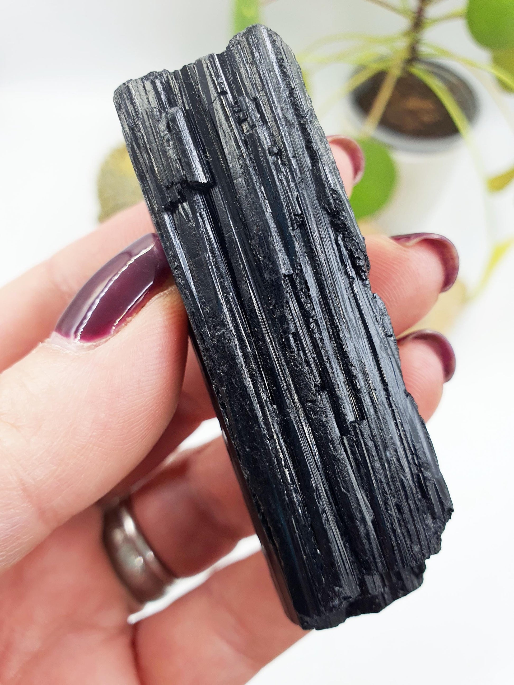 Flashy Raw Black Tourmaline