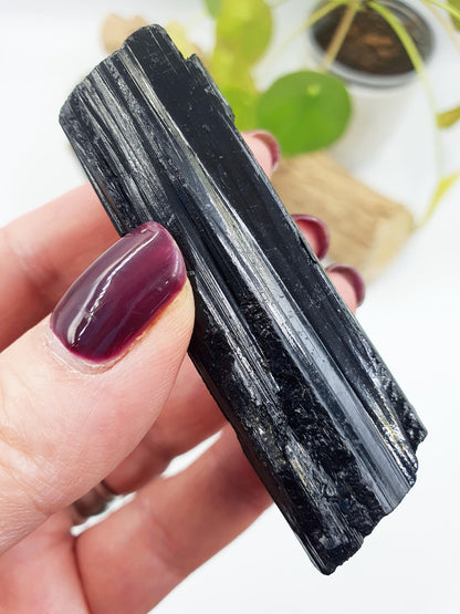 Flashy Raw Black Tourmaline