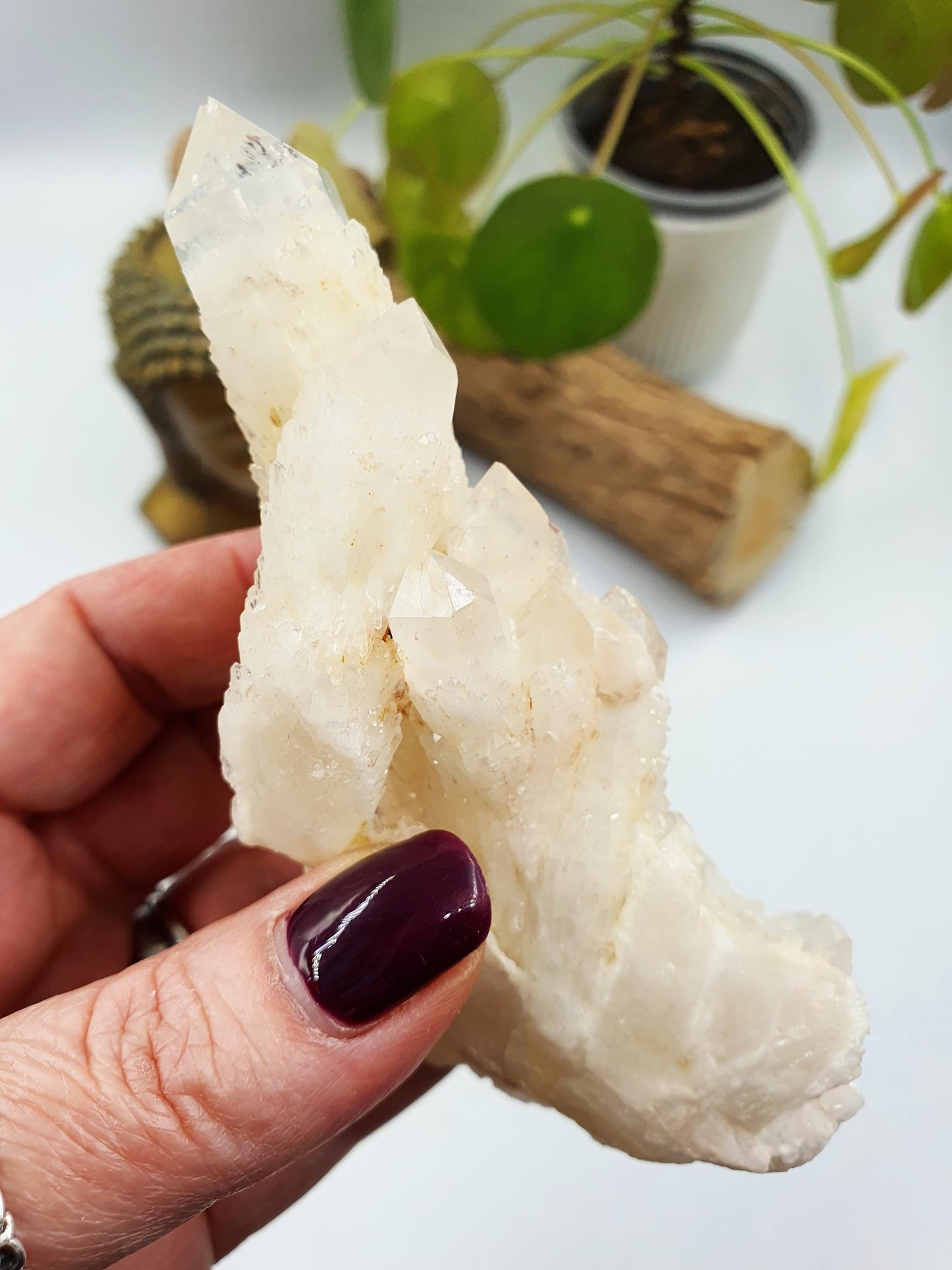 Sparkly Clear Quartz Pinapple Cluster