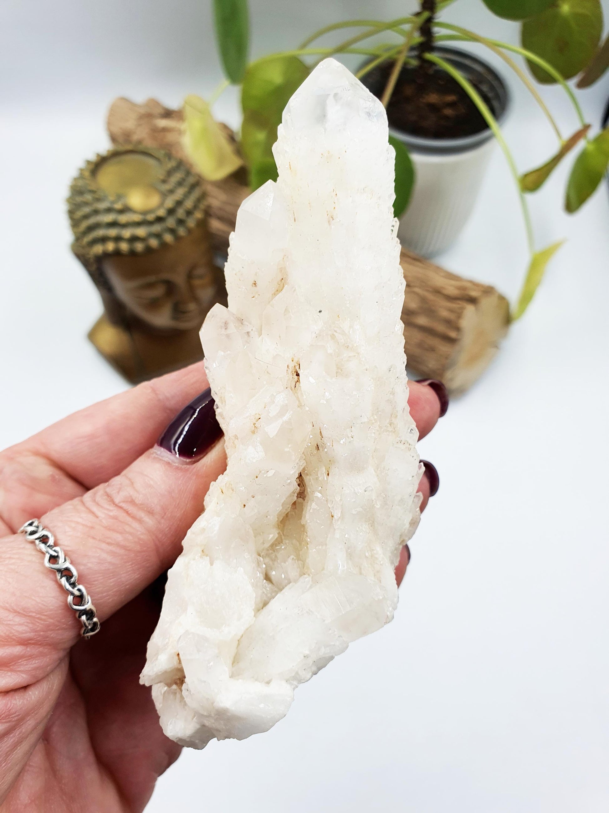 Sparkly Clear Quartz Pinapple Cluster