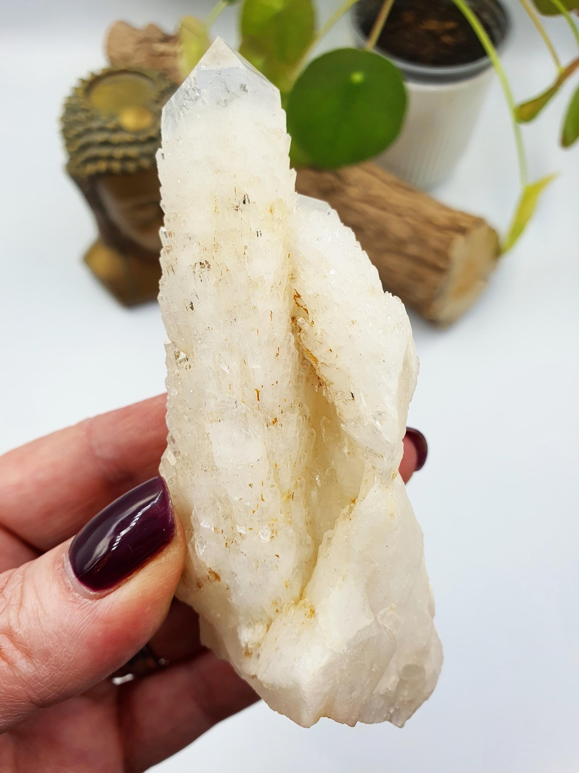 Sparkly Clear Quartz Pinapple Cluster