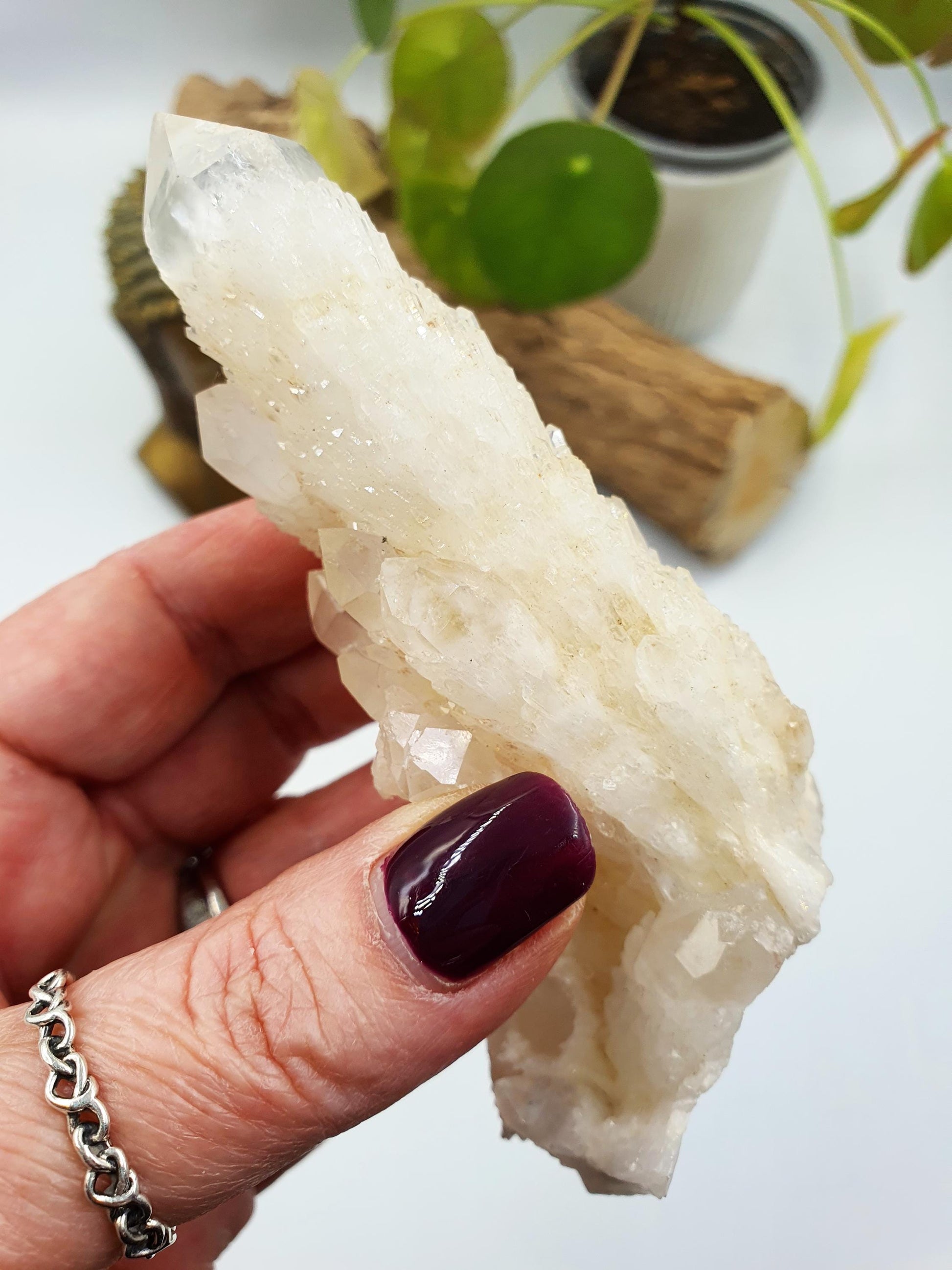 Sparkly Clear Quartz Pinapple Cluster