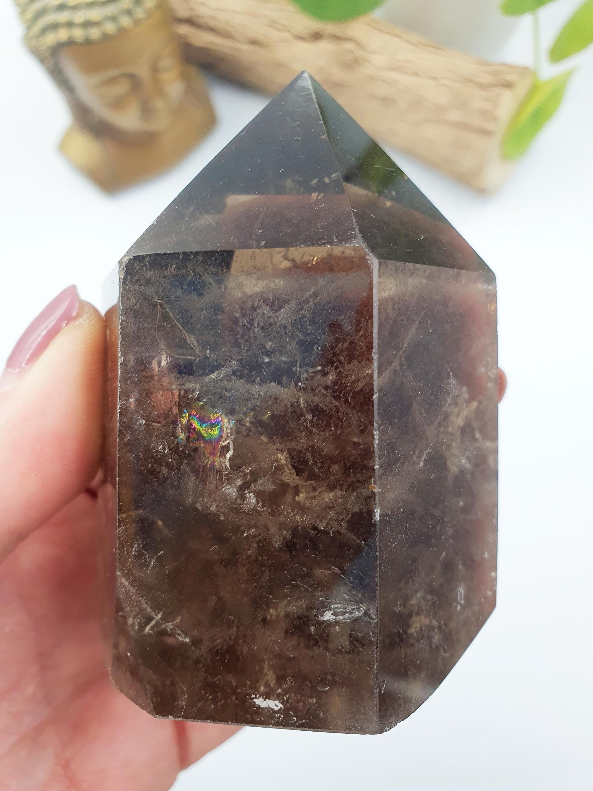 Smoky Quartz Chunky Point