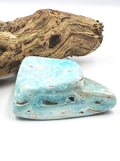 Blue Aragonite Freefrom - 268 grams