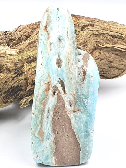 Blue Aragonite Freefrom - 268 grams