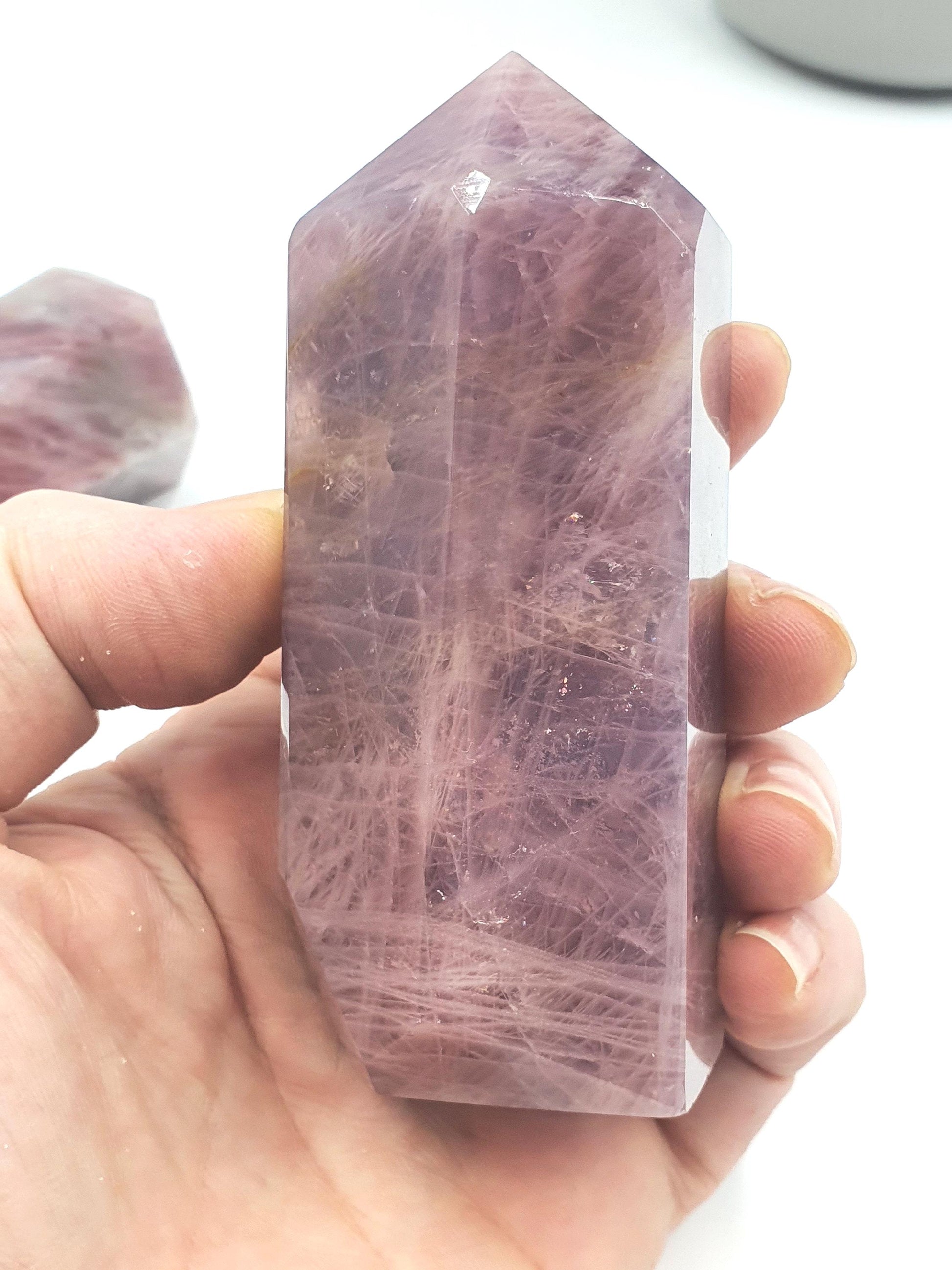 Dark Rose Quartz Tower/Large/up to 246 grams