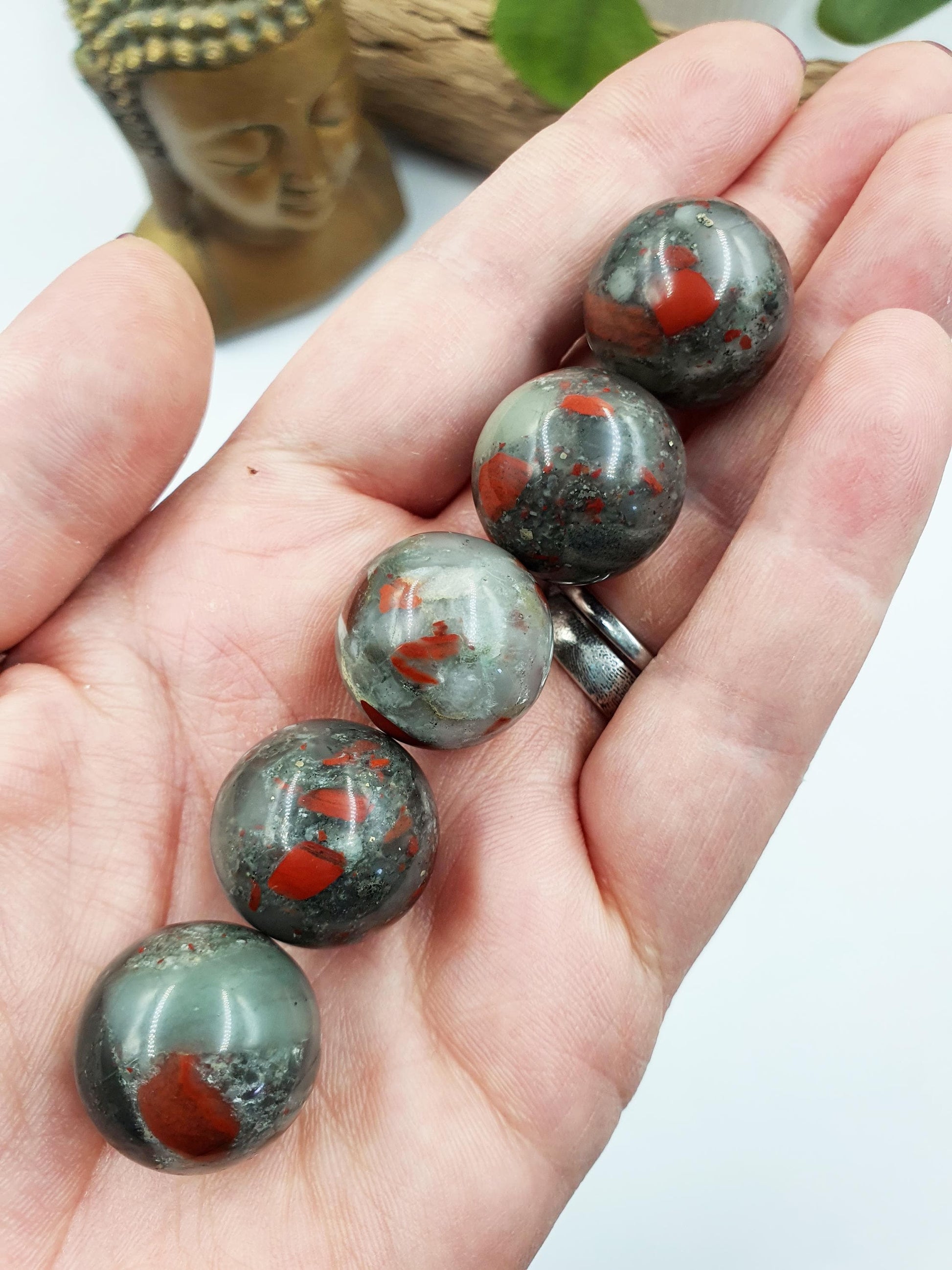 African Bloodstone Mini Sphere