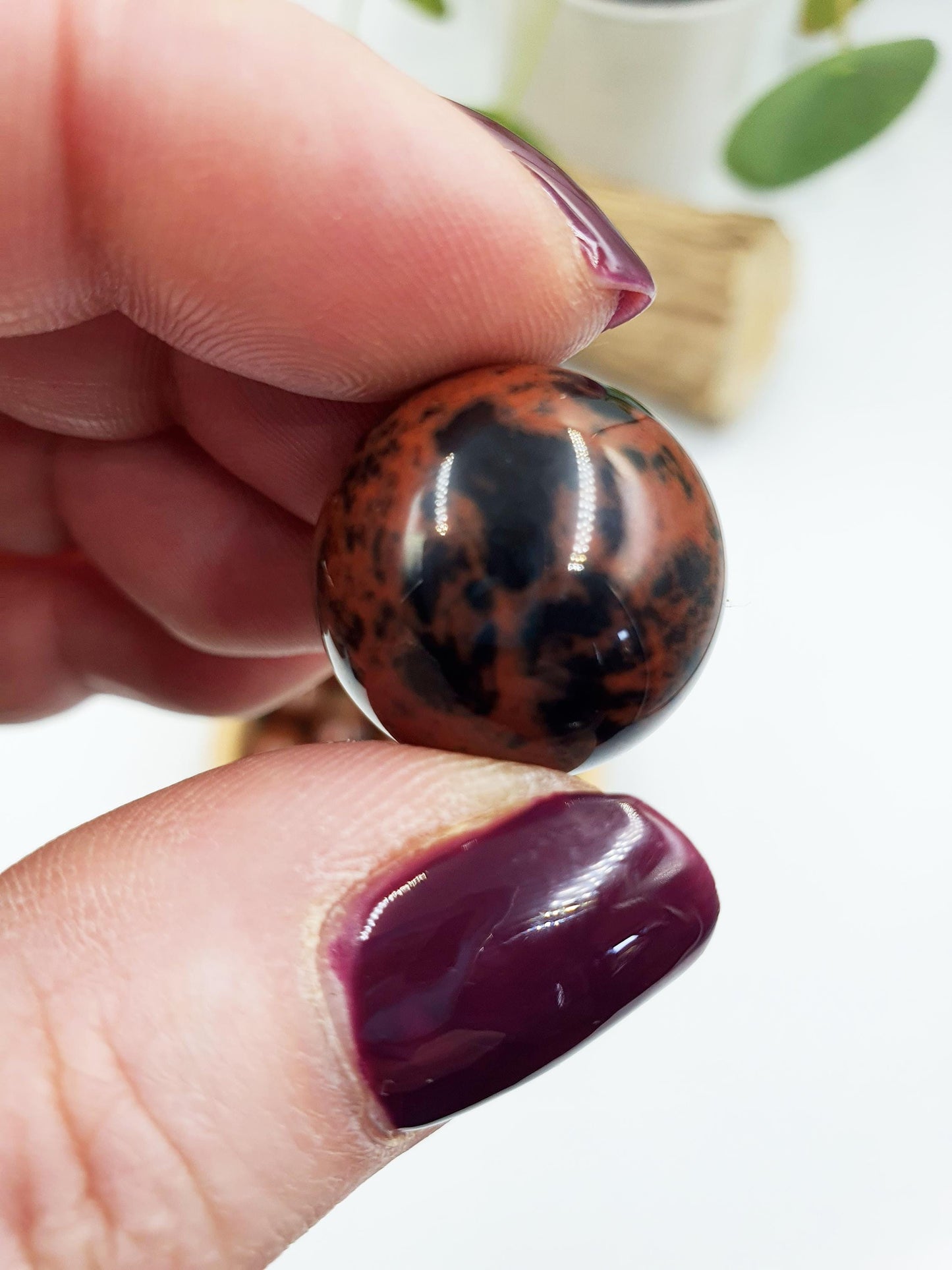 Mahogany Obsidian Mini Sphere