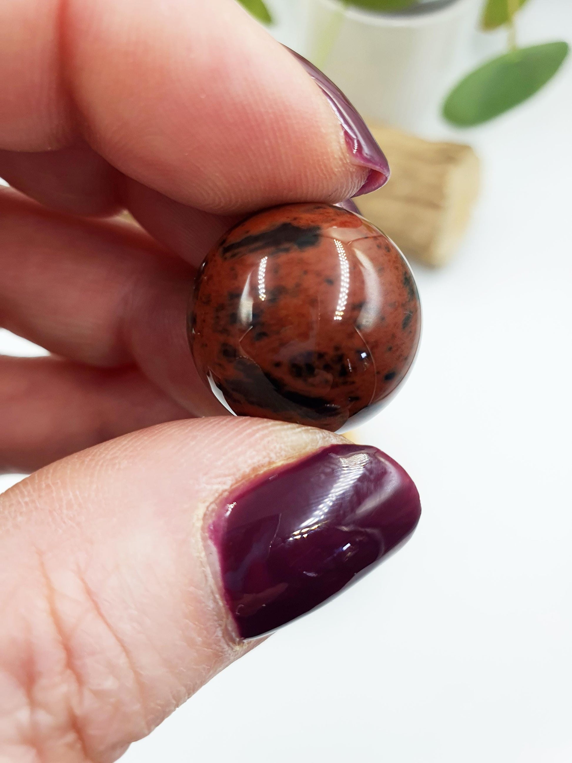 Mahogany Obsidian Mini Sphere
