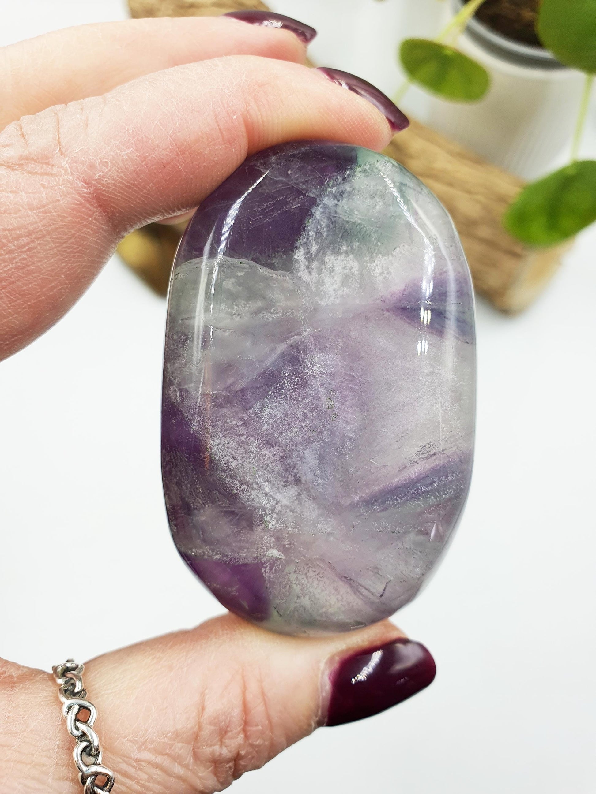 Large Flashy Fluorite Palm