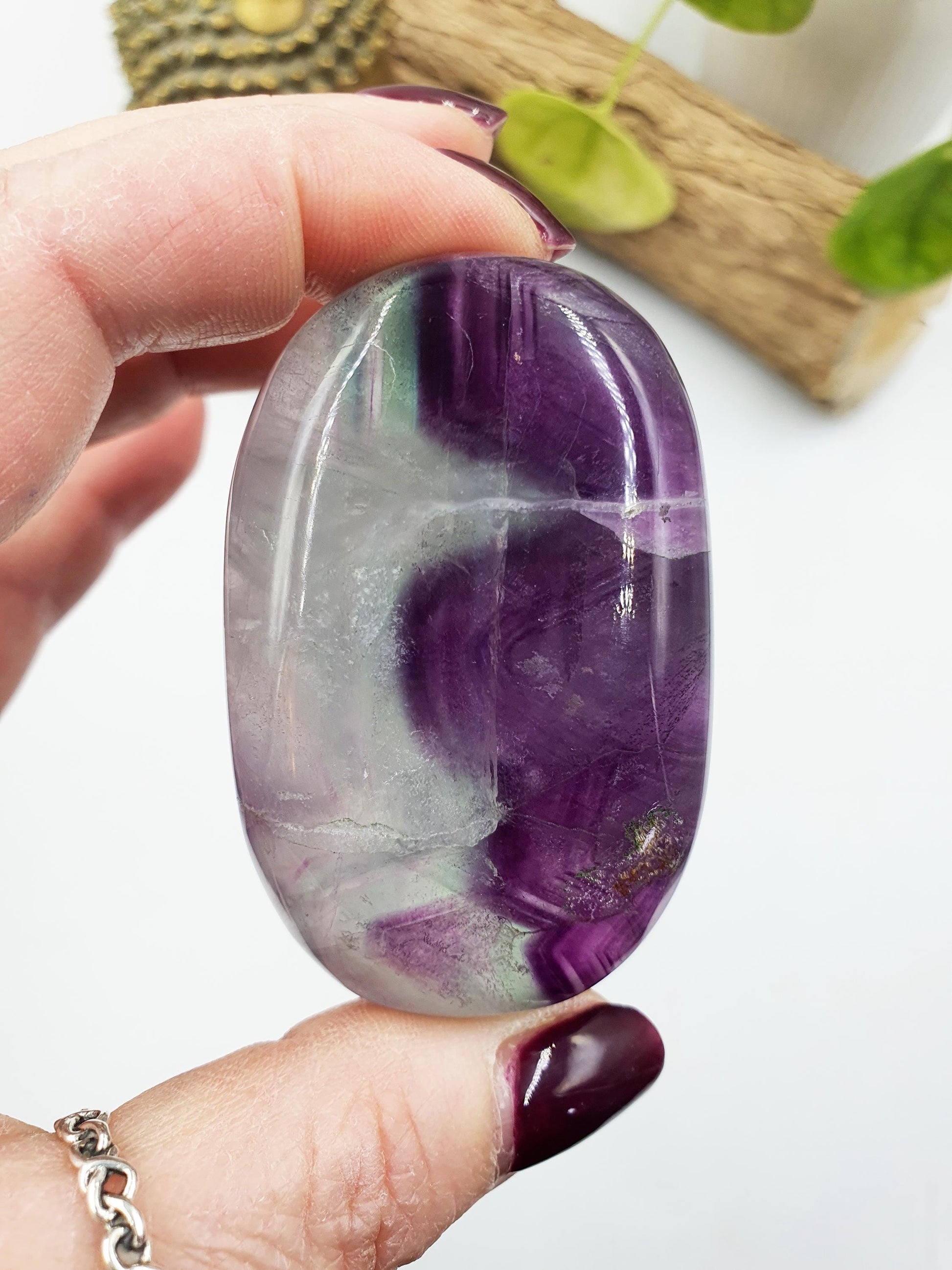 Large Flashy Fluorite Palm