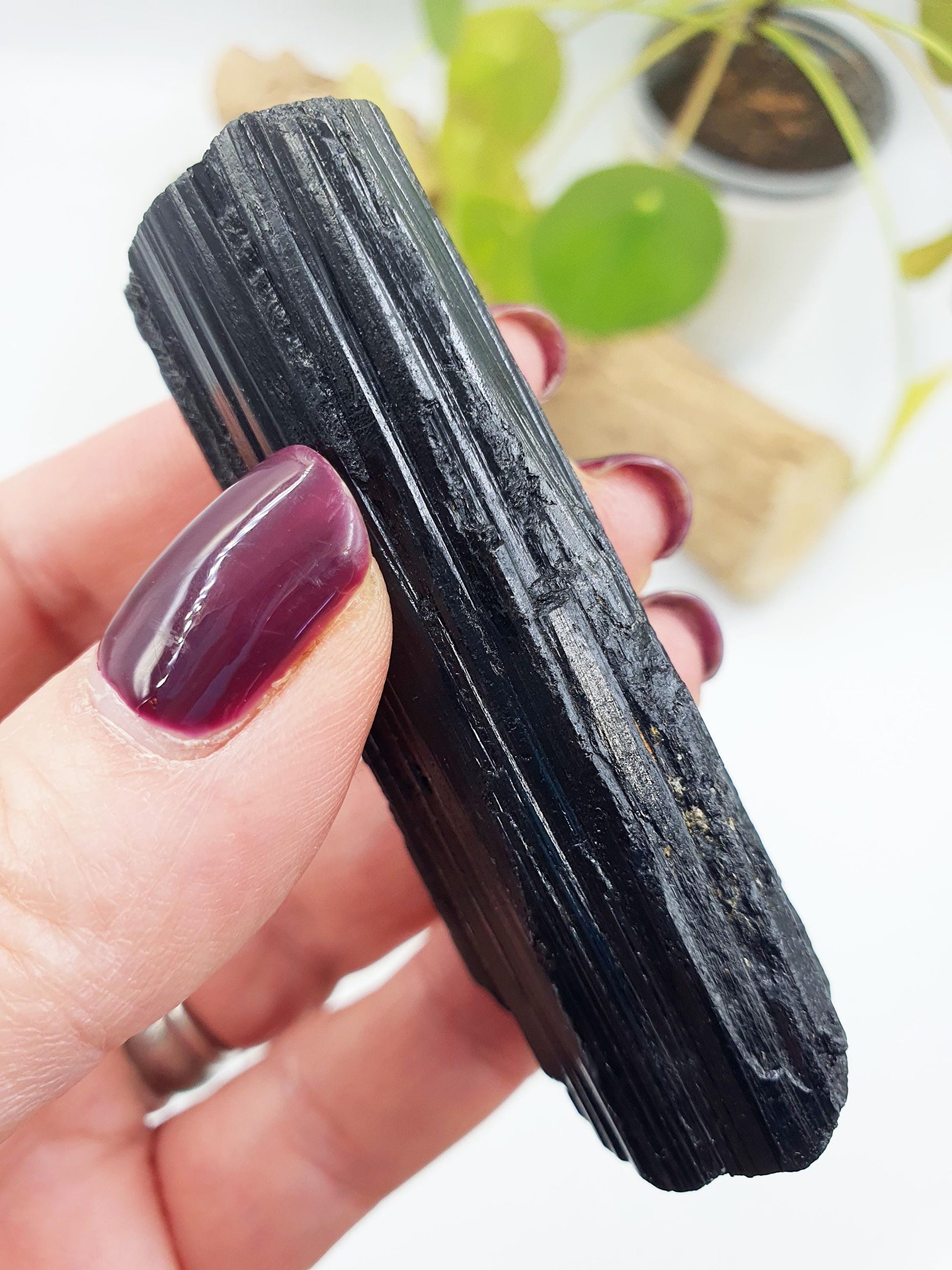 Flashy Raw Black Tourmaline