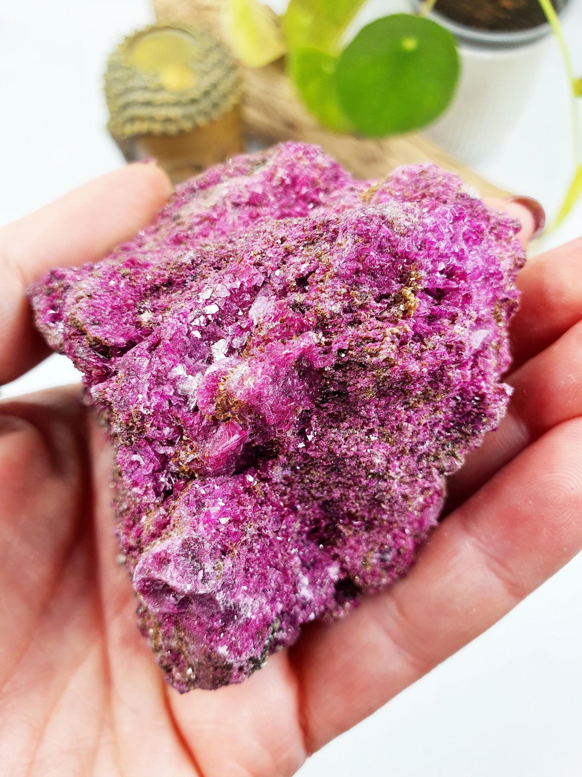 Raw Flashy Ruby Specimen