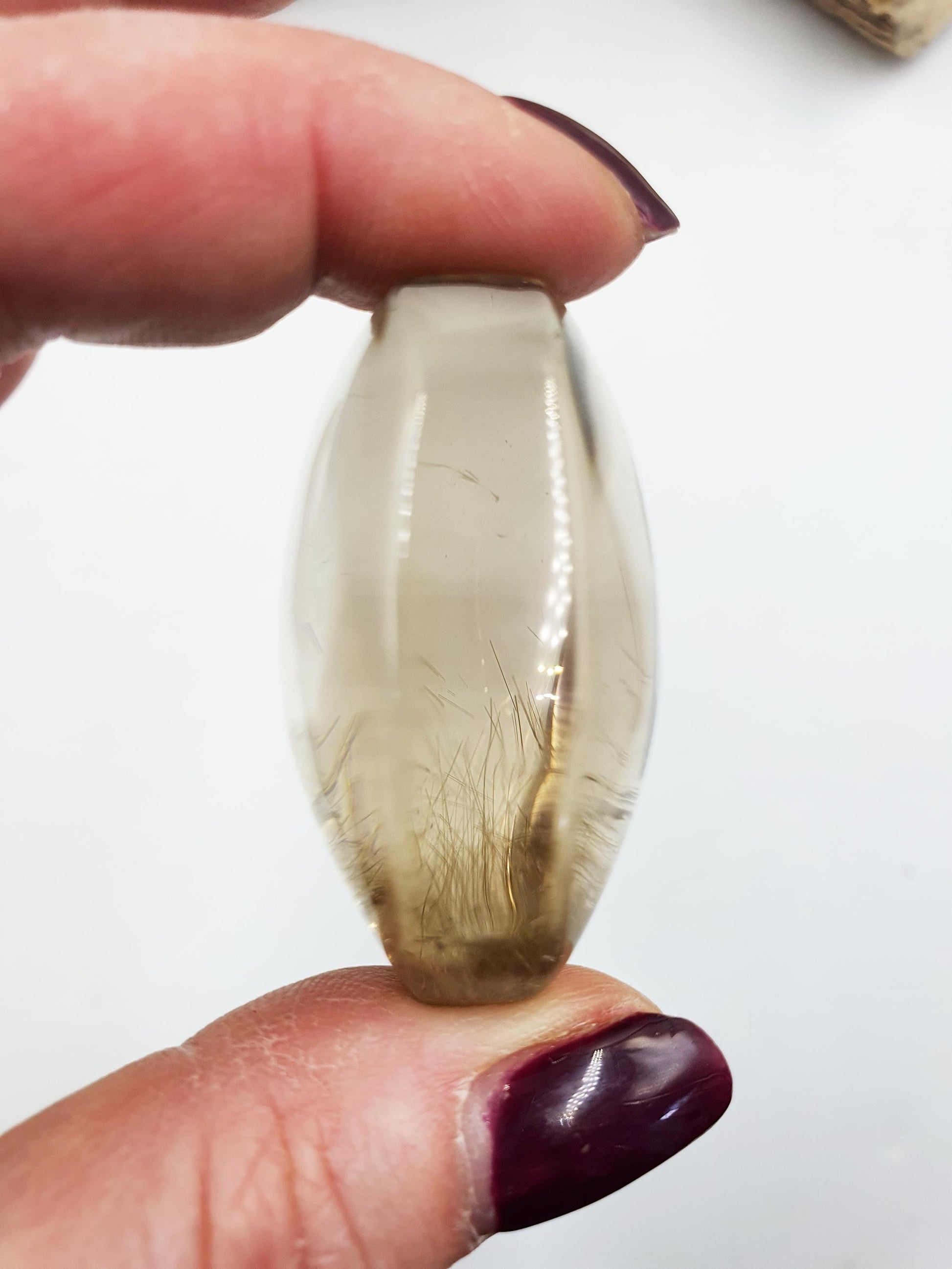 High Quality Golden Rutile Quartz Palm