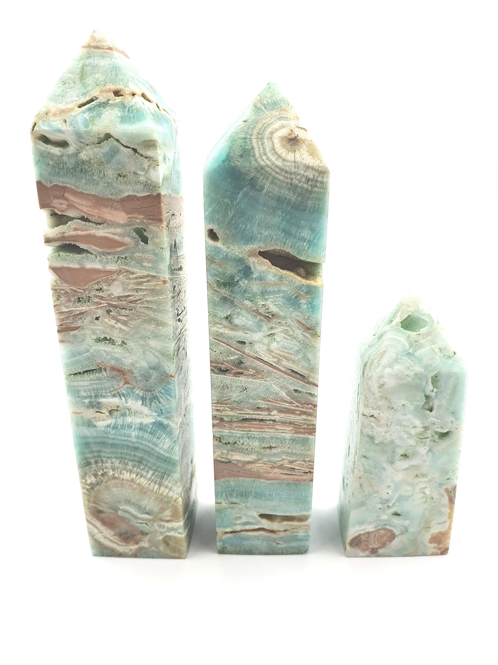 Blue Aragonite Tower
