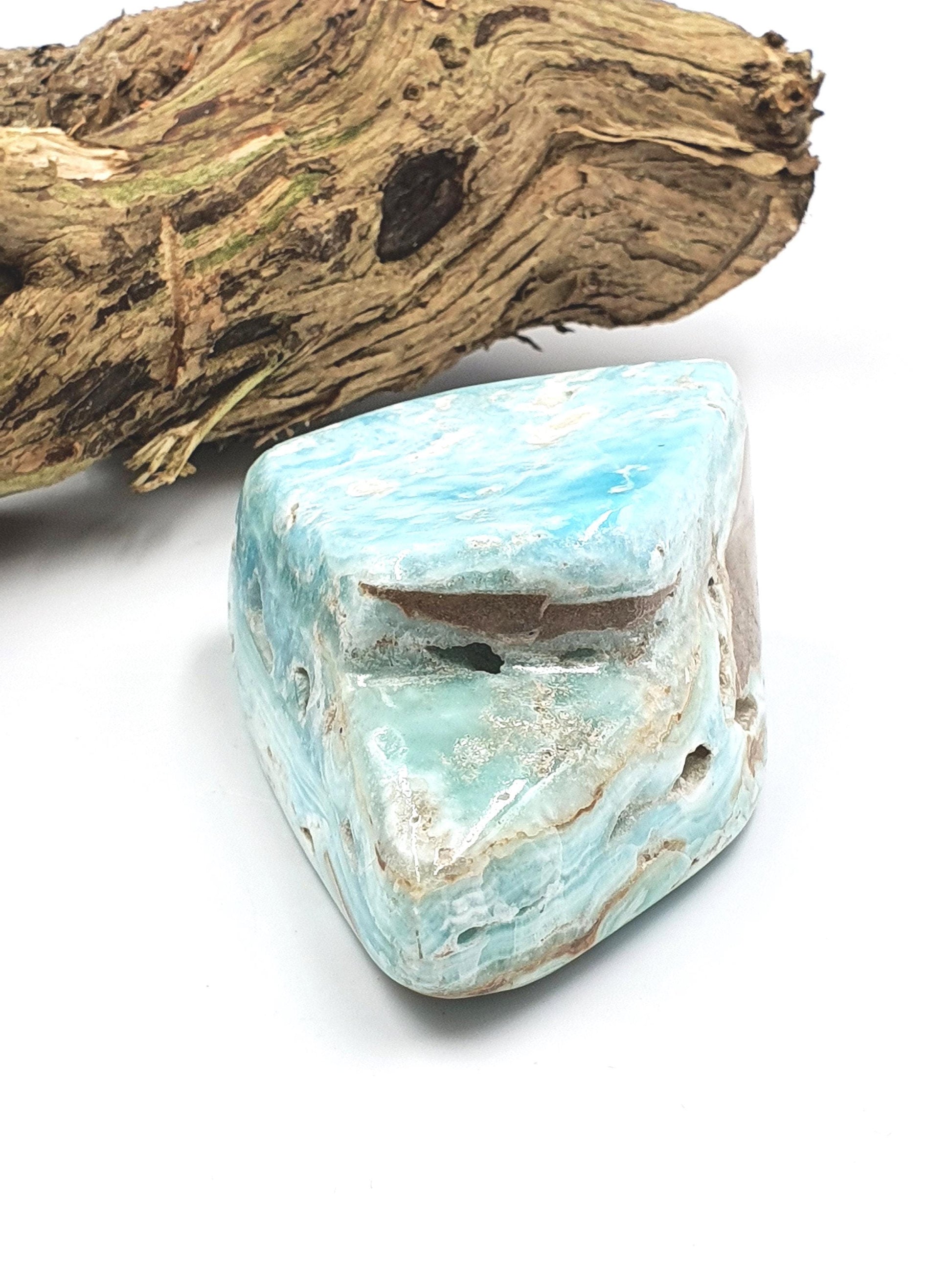 Blue Aragonite Freefrom - 268 grams
