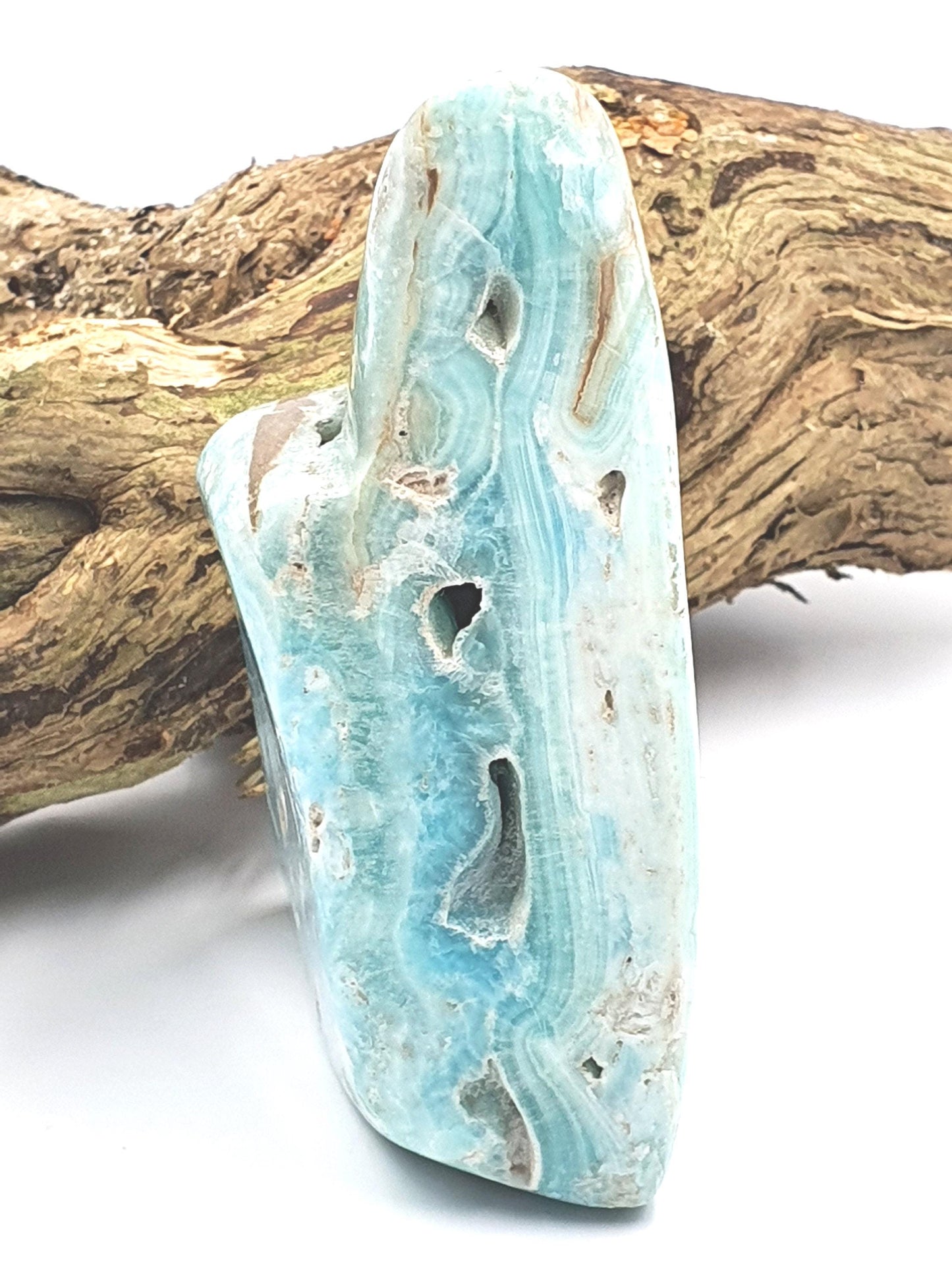 Blue Aragonite Freefrom - 268 grams