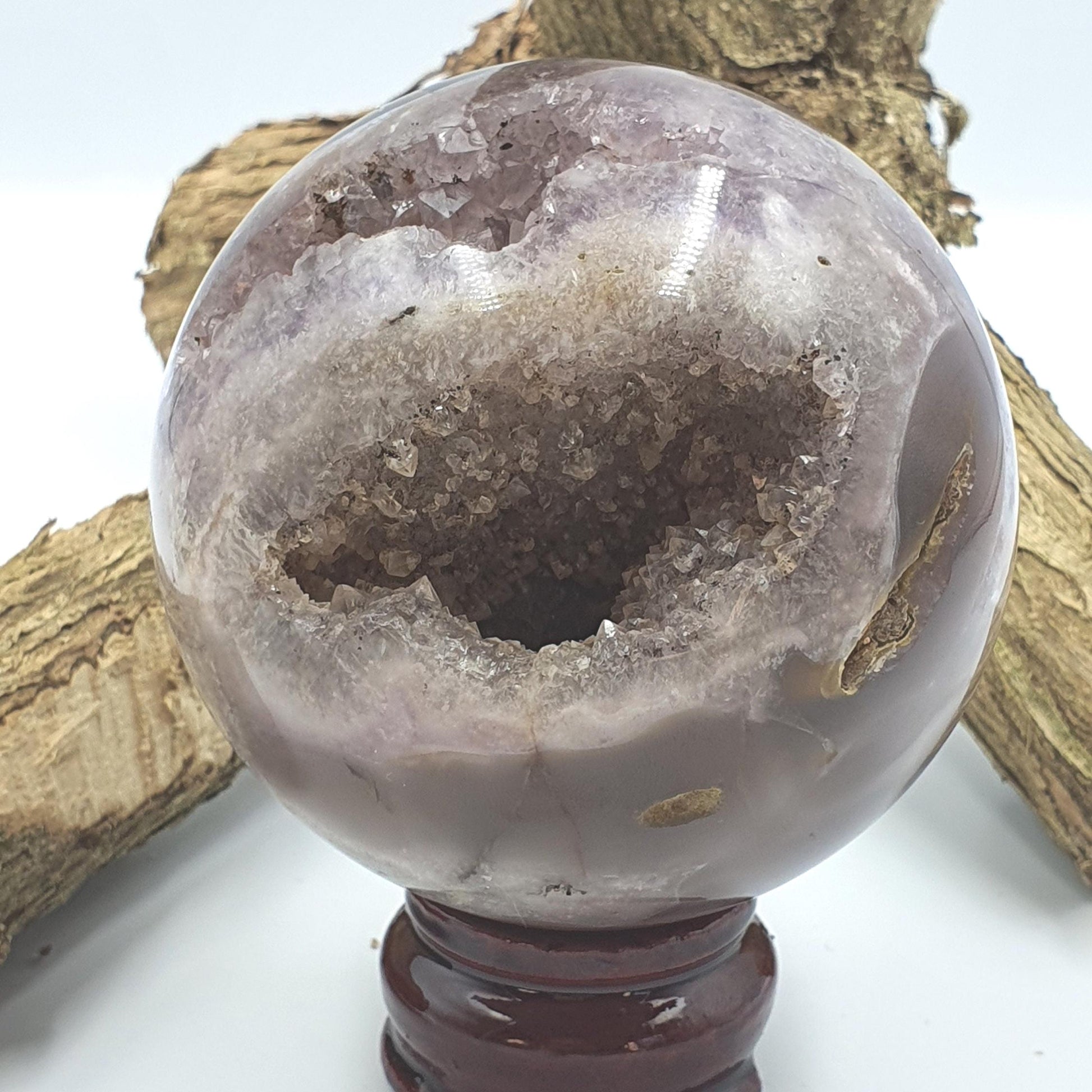 Large Drusy Agate Sphere