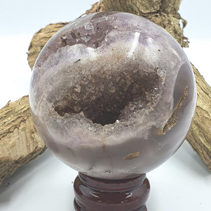 Large Drusy Agate Sphere