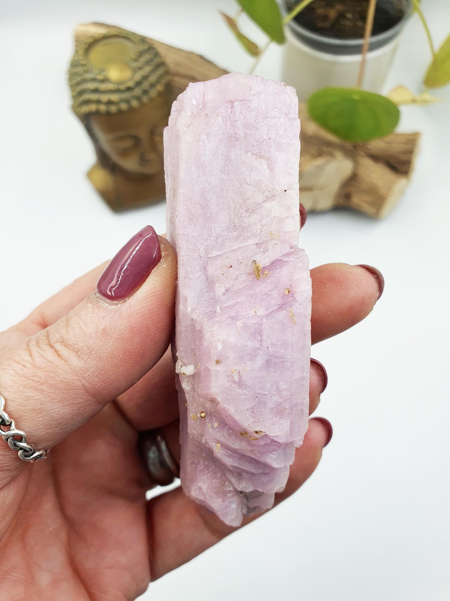 Flashy Raw Kunzite / Natural Kunzite / Kunzite Specimen / Kunzite Chunk / Raw Crystal - 120g
