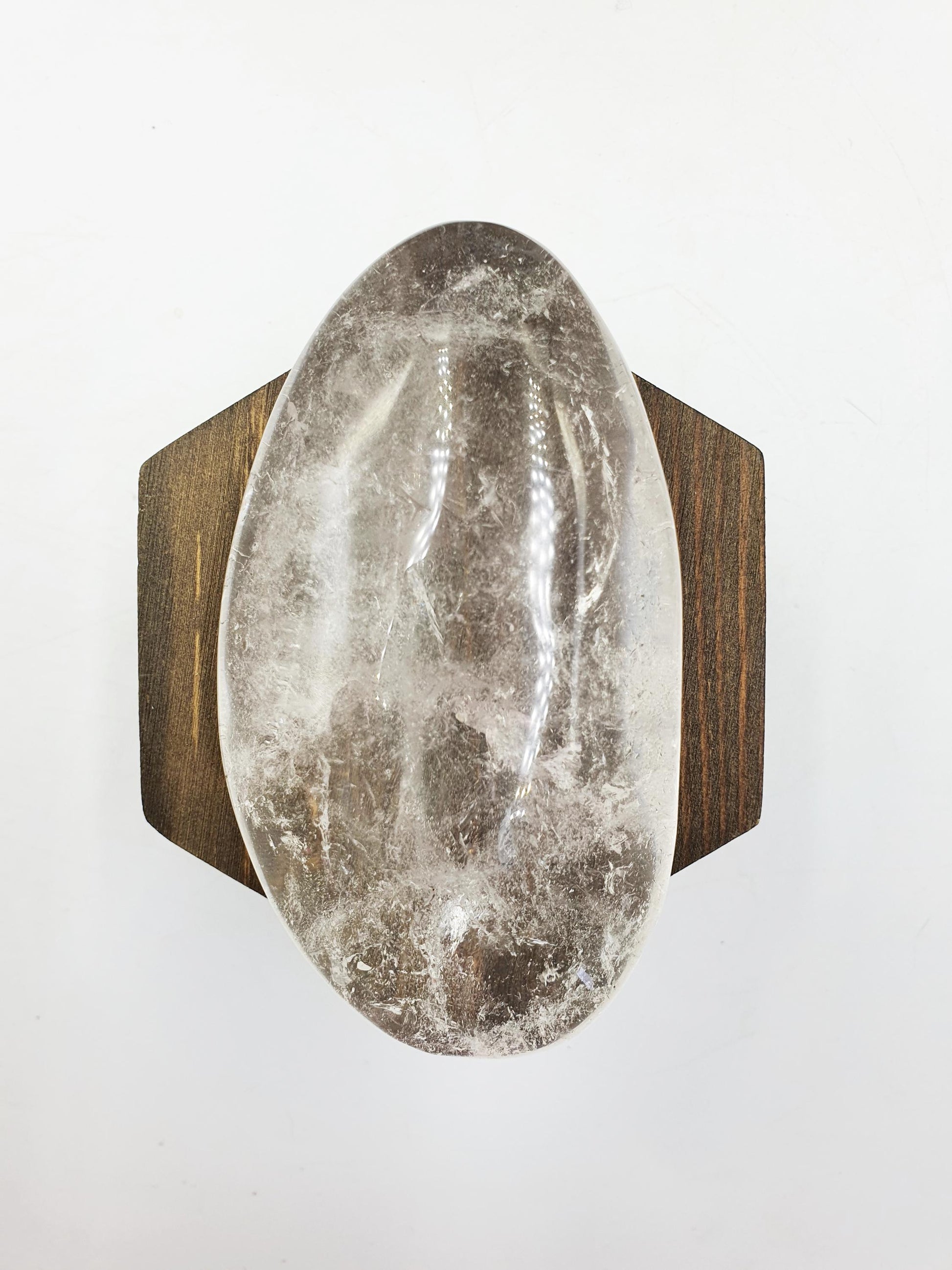 Large Clear Quartz Palm