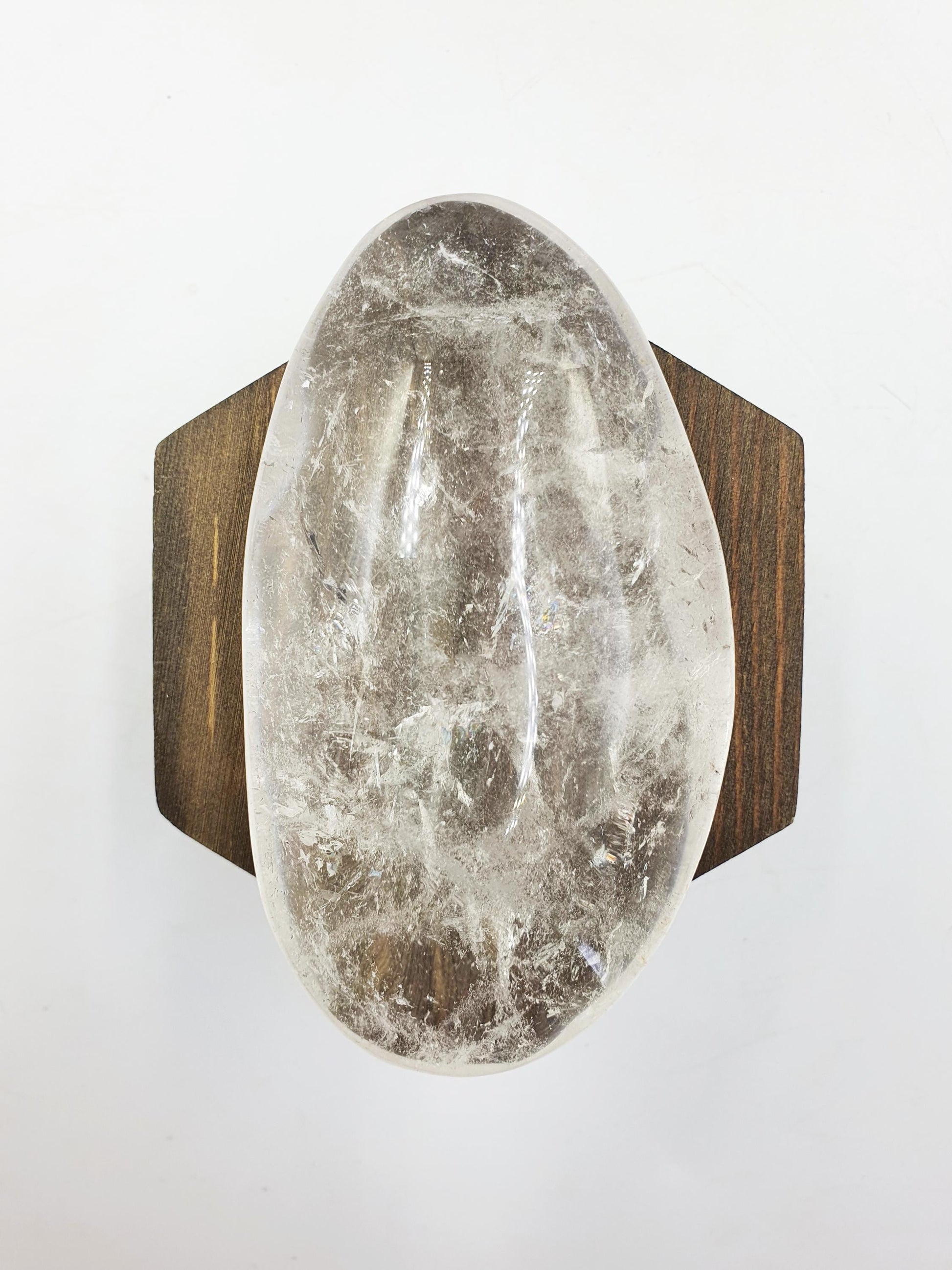 Large Clear Quartz Palm