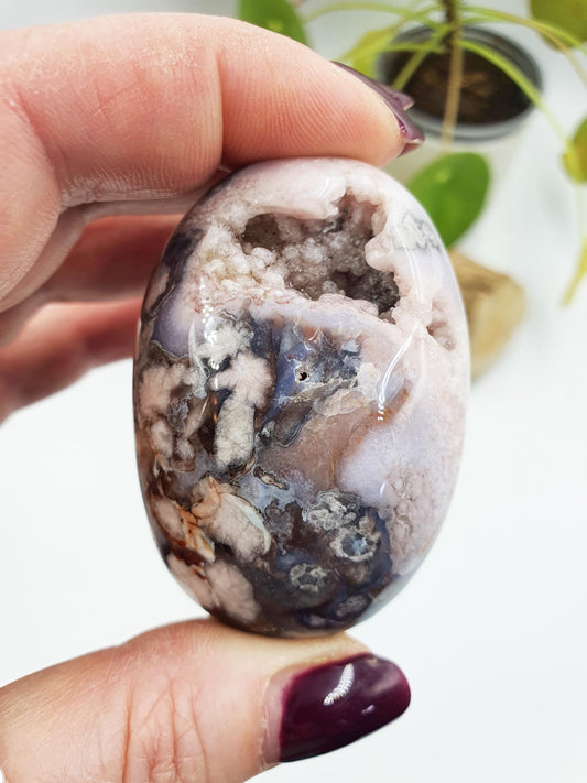 Blue Flower Agate Palm