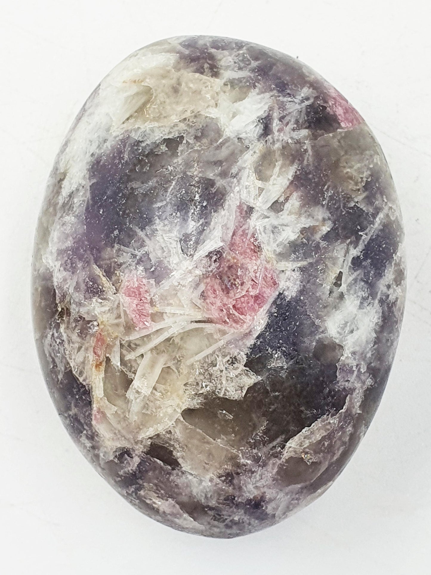 Large Unicorn Stone Palm / Unicorn Palm Stone / Pegmatite Palm / Pocket Crystal / Meditation Palm / Reiki Crystal Palm - 110g