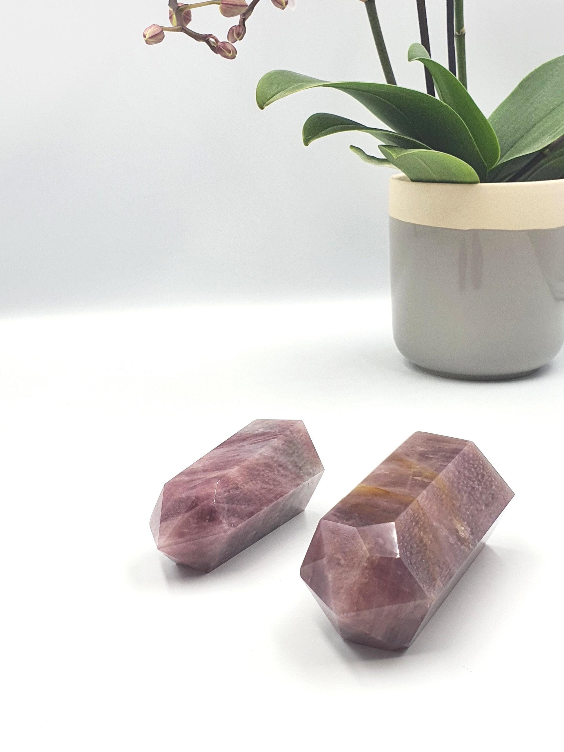 Dark Rose Quartz Tower/Large/up to 246 grams