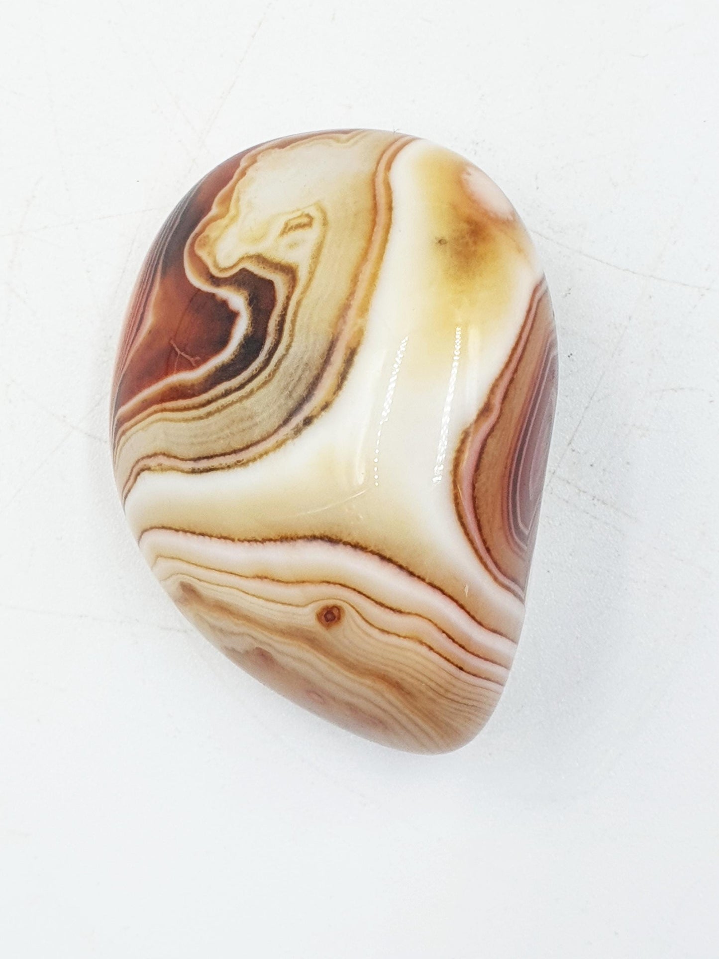 Stunning Sardonyx Palm / Sardonyx Palm Stone / Healing Palm / Meditation Palm / Reiki Crystal Palm - 60g