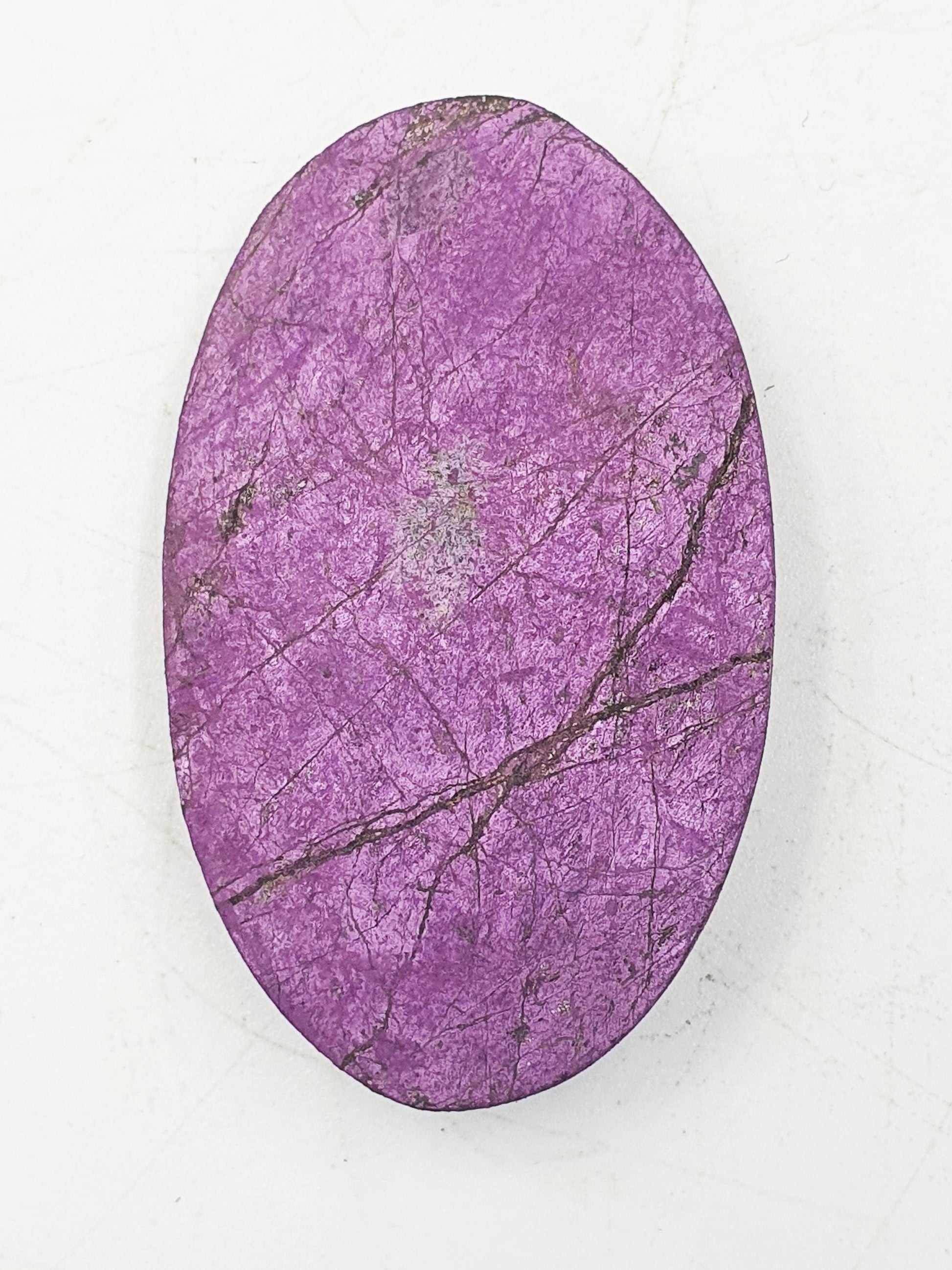 Beautiful Purpurite Palm / Purpurite Palm Stone / Purpurite Pocket Stone / Rare Palm Stone / Meditation Palm - 45g