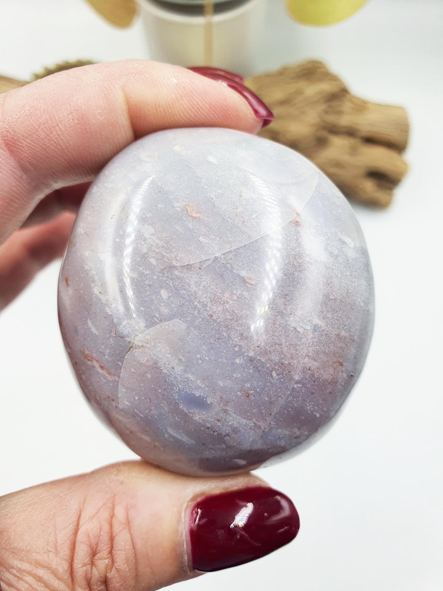 Beautiful Colourful Ocean Jasper Palm / Ocean Jasper Palm stone / OJ Palm / Pocket Crystal / Meditation Palm / Reiki Crystal Palm - 145g