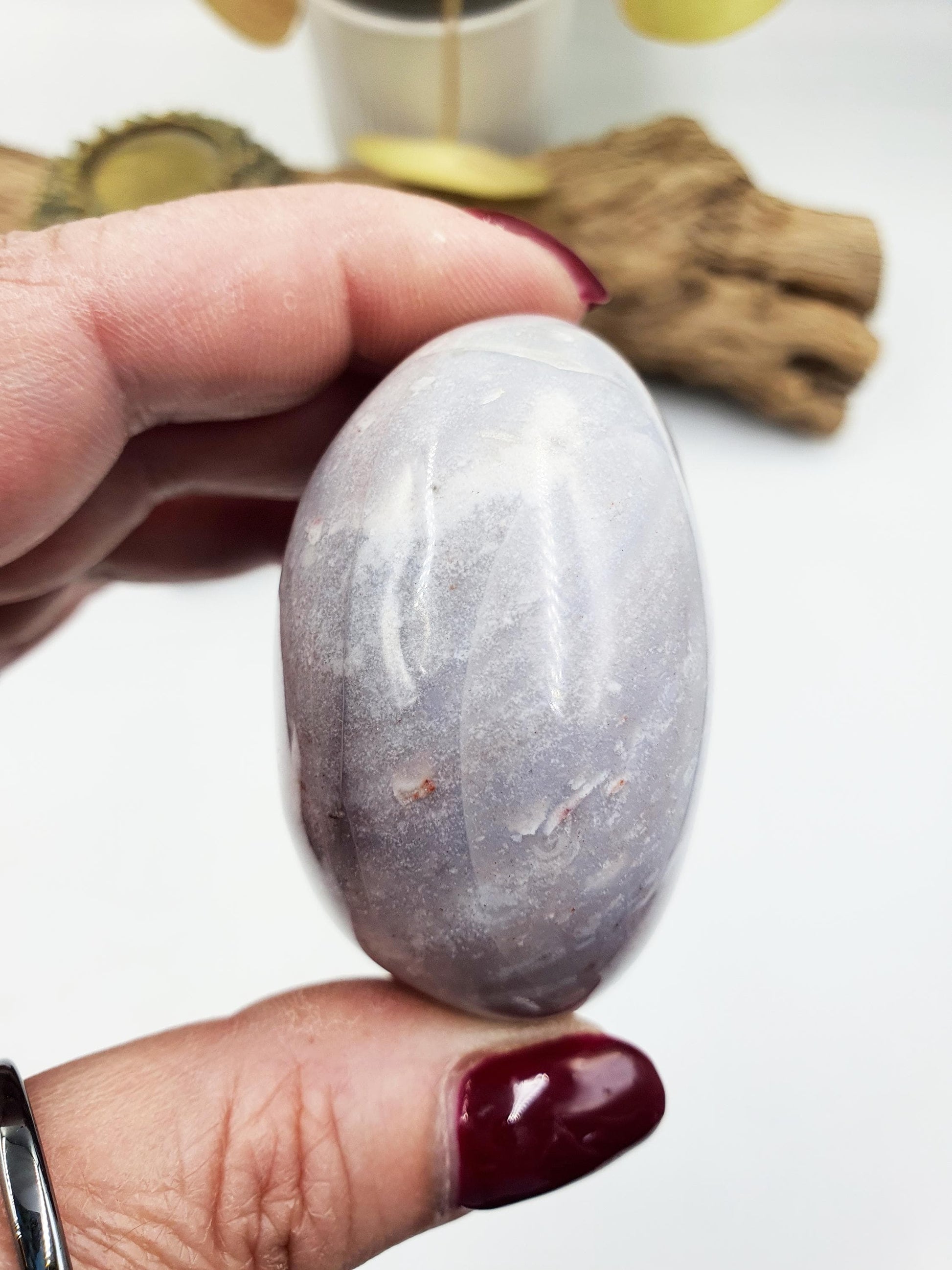 Beautiful Colourful Ocean Jasper Palm / Ocean Jasper Palm stone / OJ Palm / Pocket Crystal / Meditation Palm / Reiki Crystal Palm - 145g