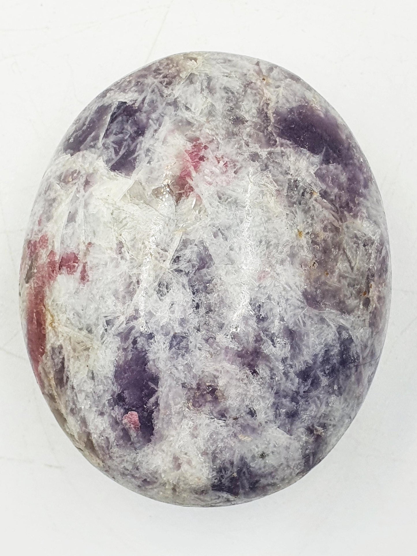 Large Unicorn Stone Palm / Sparkly Unicorn Palm Stone / Pegmatite Palm / Pocket Crystal / Meditation Palm / Reiki Crystal Palm - 125g