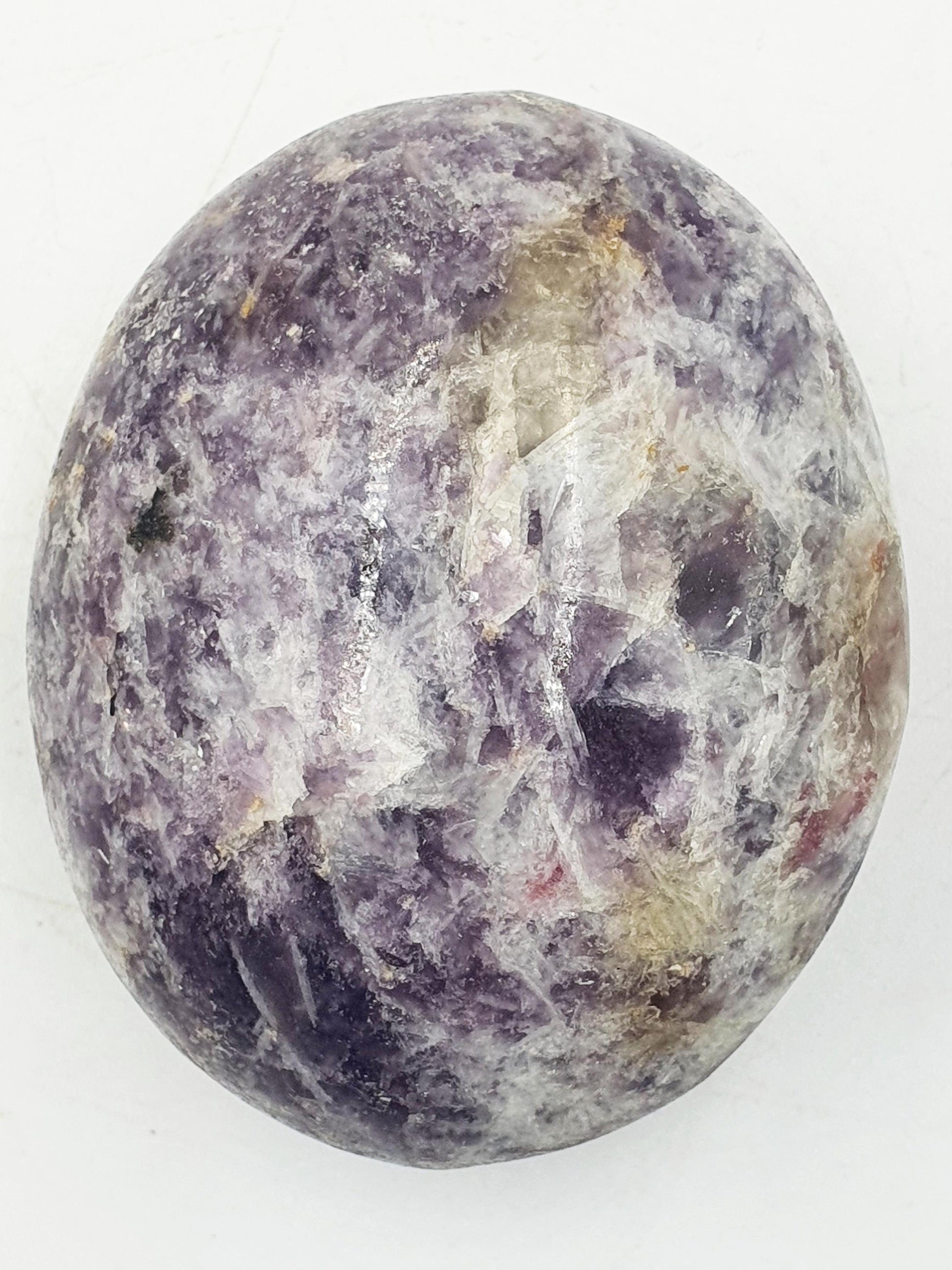 Large Unicorn Stone Palm / Sparkly Unicorn Palm Stone / Pegmatite Palm / Pocket Crystal / Meditation Palm / Reiki Crystal Palm - 125g