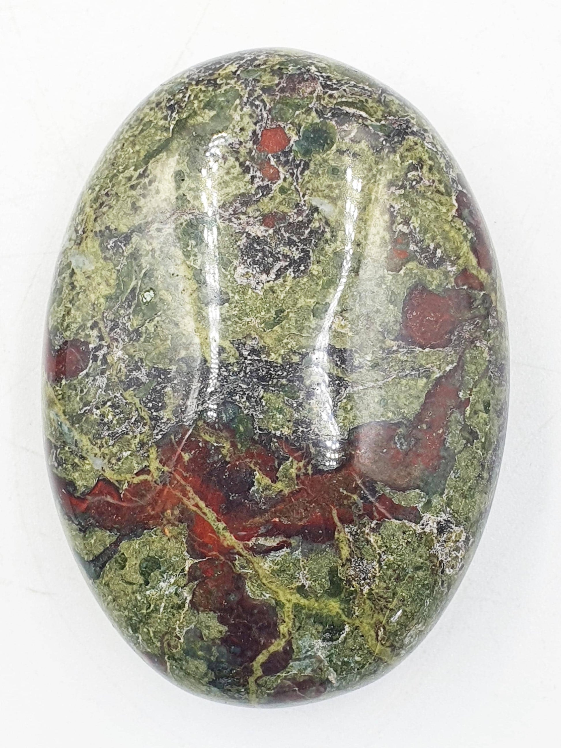 Dragon's Blood Palm / Dragon Blood Palm Stone / Dragon Blood Meditation Palm / Reiki Crystal Palm - 115g