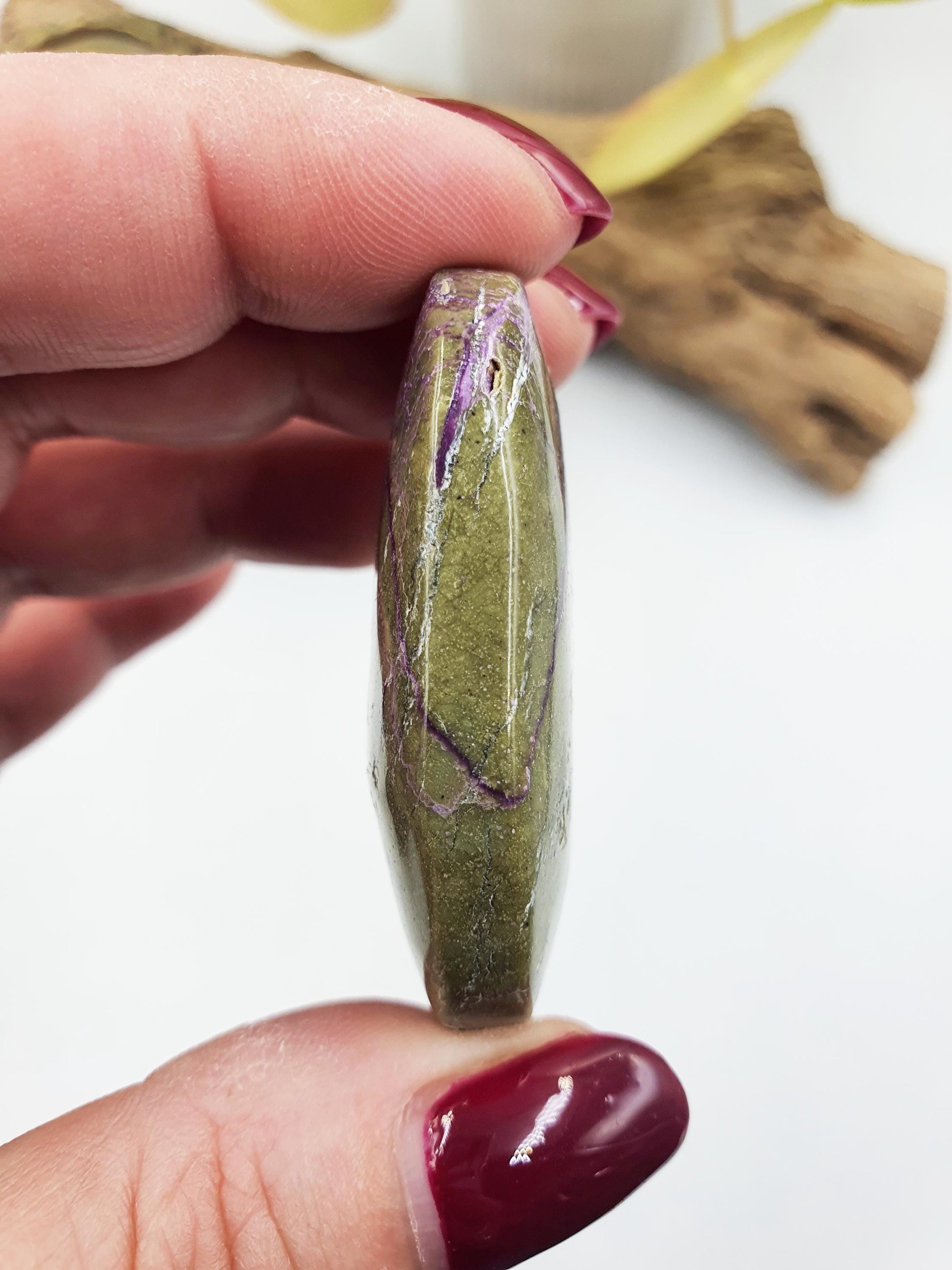 Little Stunning Atlantisite Palm / Atlantisite Palm Stone / Collectors Crystal Palm / Reiki Crystal Palm / Meditation Stone - 30g