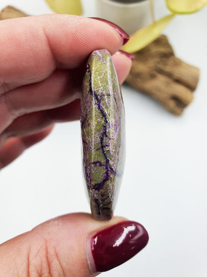 Little Stunning Atlantisite Palm / Atlantisite Palm Stone / Collectors Crystal Palm / Reiki Crystal Palm / Meditation Stone - 30g