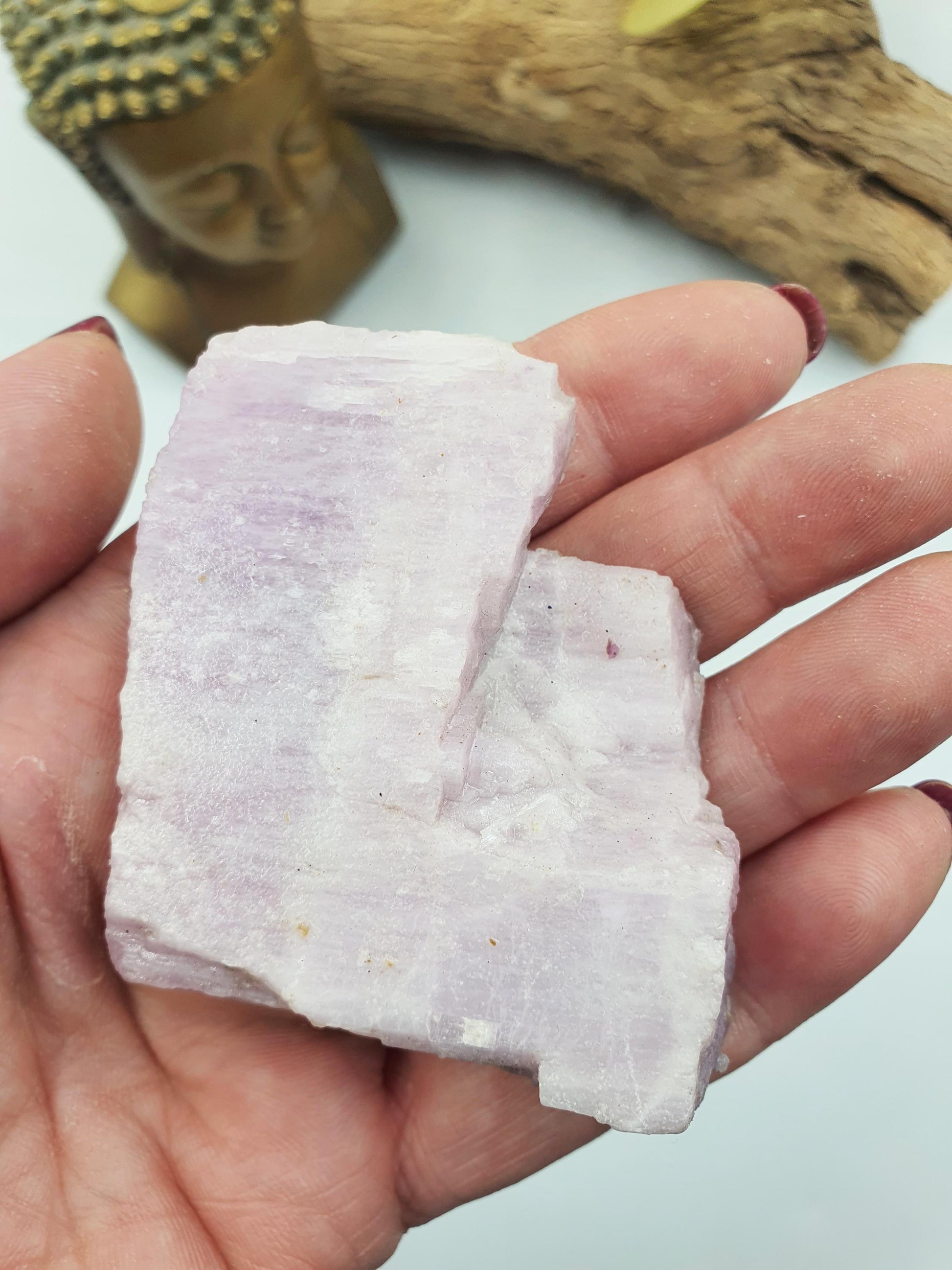 Flashy Raw Kunzite / Natural Kunzite / Kunzite Specimen / Kunzite Chunk / Raw Crystal - 105g