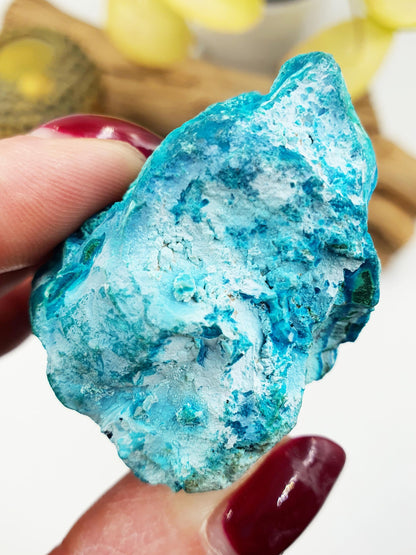 Stunning Raw Chrysocolla / Chrysocolla Crystal Specimen / Rough Chrysocolla / Chrysocolla Chunk - 130g