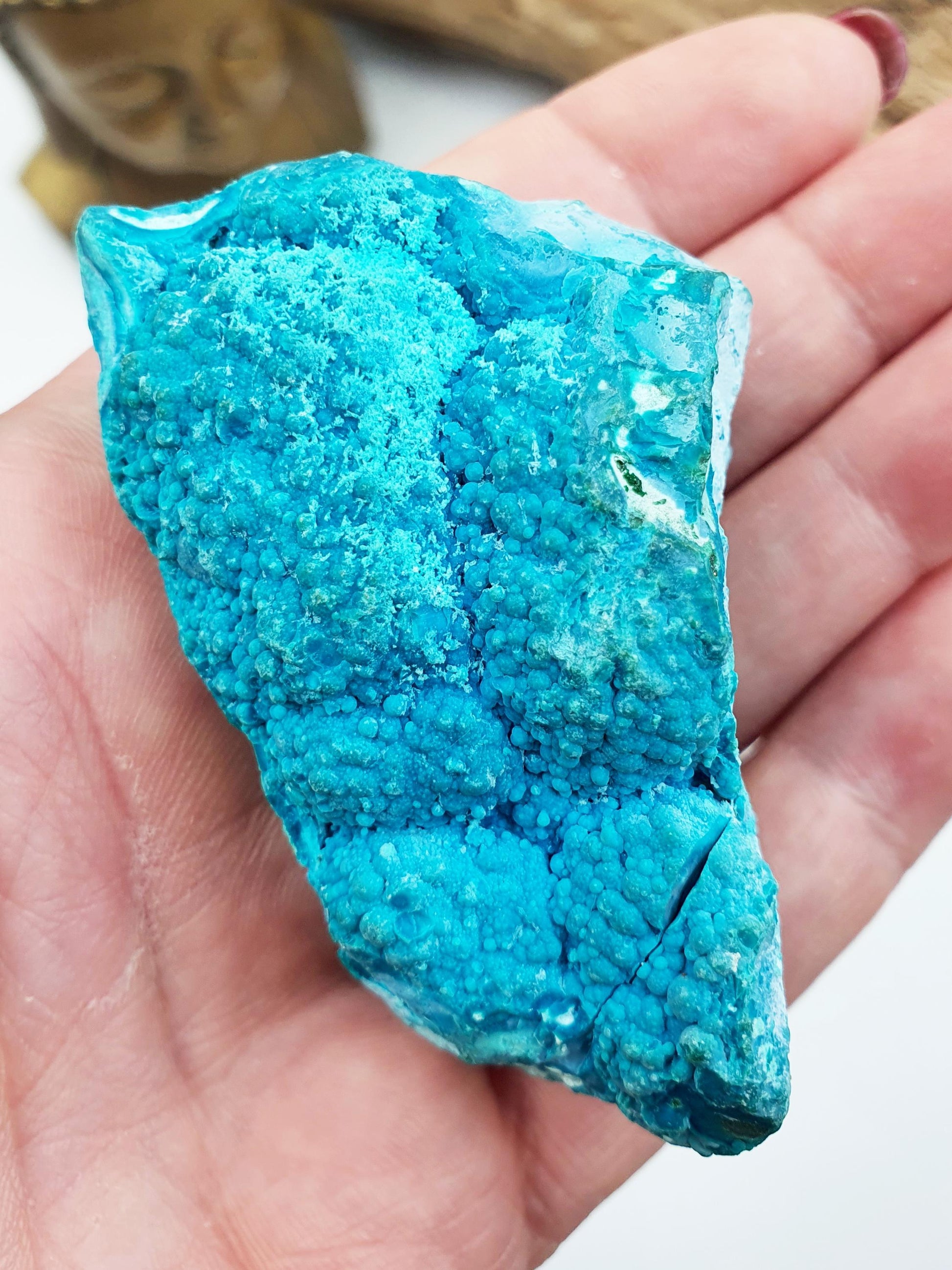 Stunning Raw Chrysocolla / Chrysocolla Crystal Specimen / Rough Chrysocolla / Chrysocolla Chunk - 130g